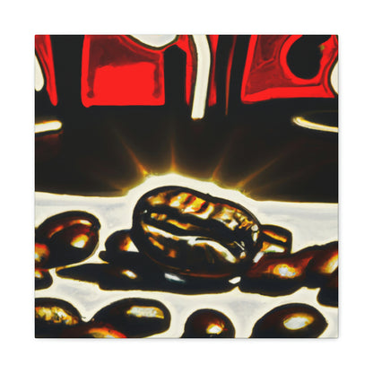 Coffee Beans Pop Art - Canvas