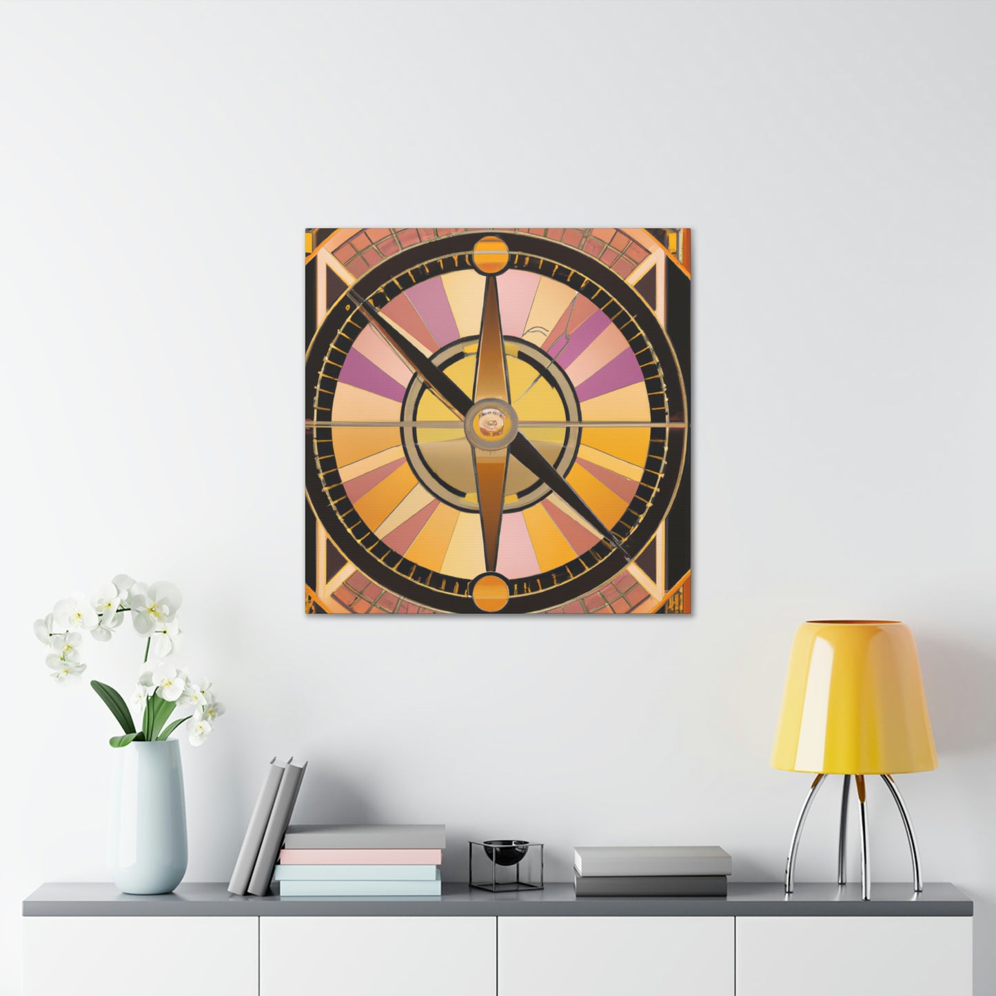 "Compass of Art Deco" - Canvas