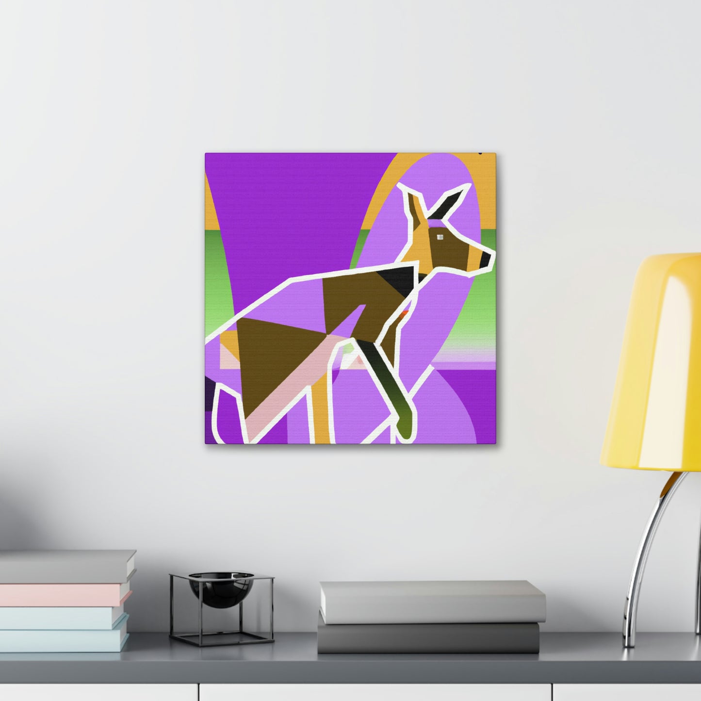 "Wallaby's Whimsical Jazz" - Canvas