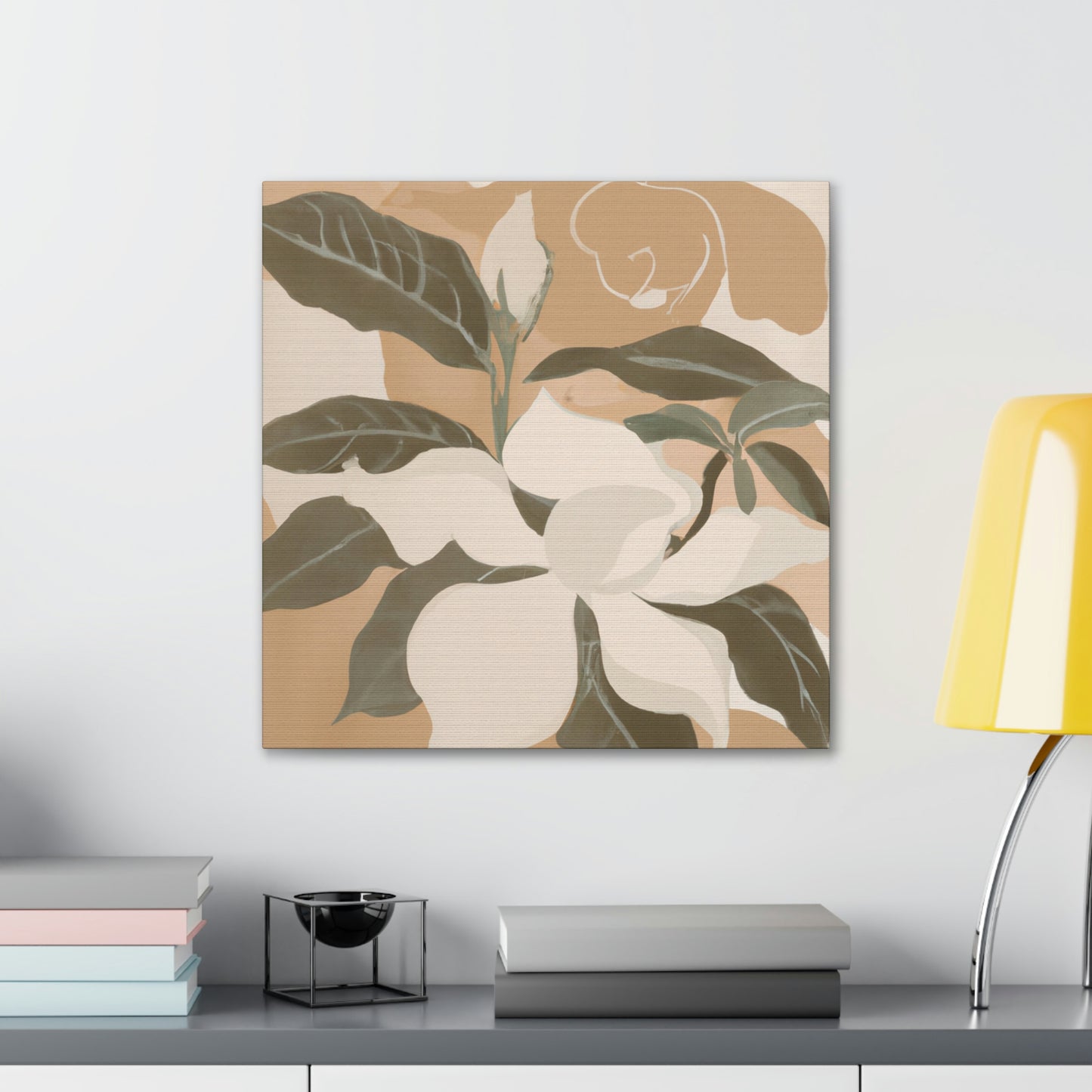 "Gardenia Perfumed Petals" - Canvas