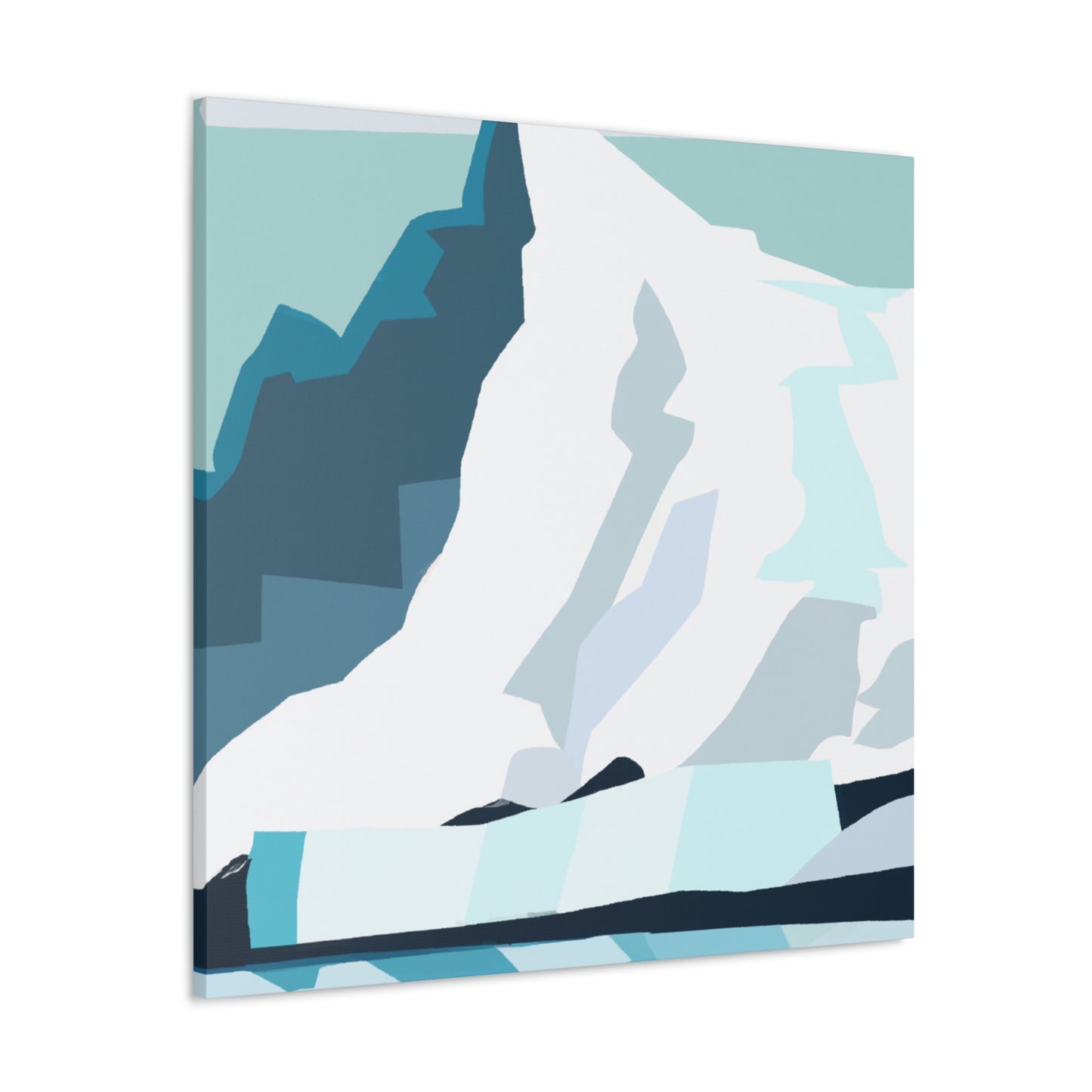 Glacial Minimalism Art - Canvas