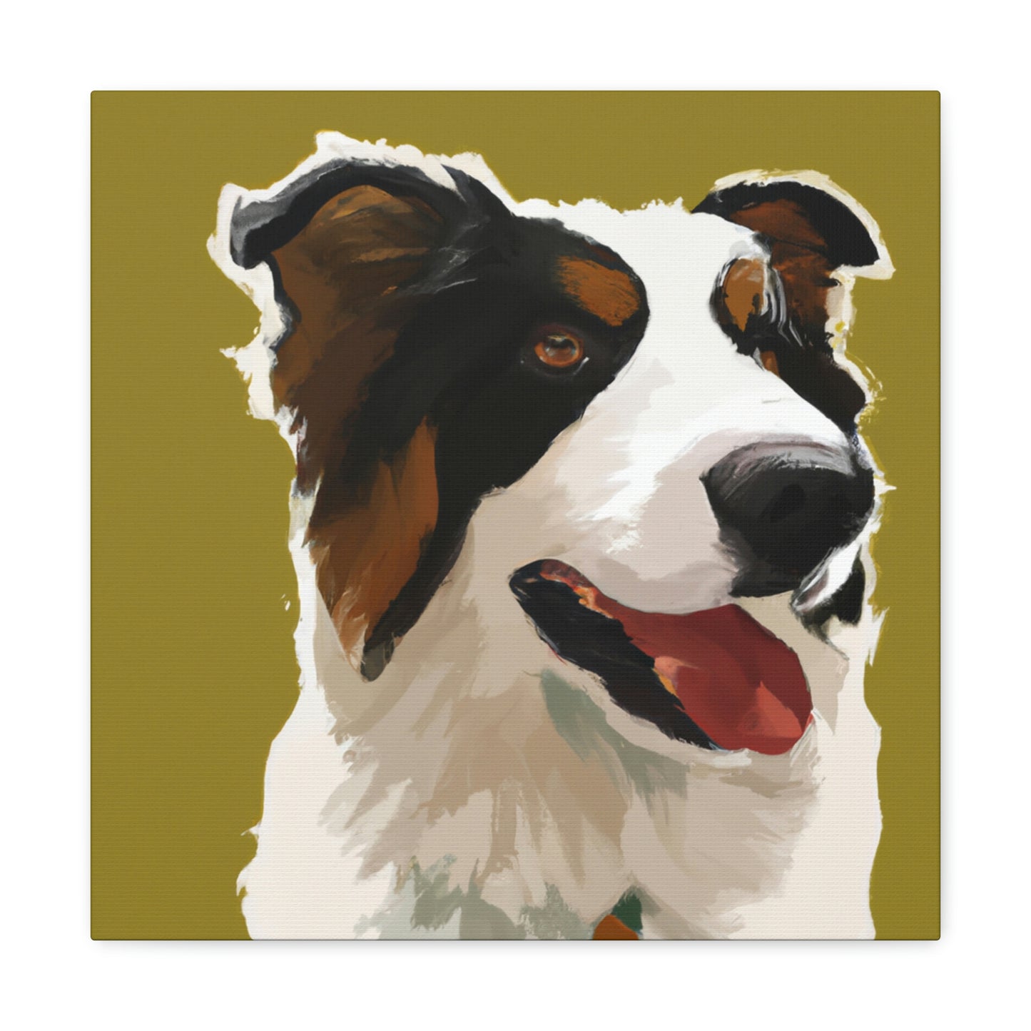 "Border Collie Simplicity" - Canvas