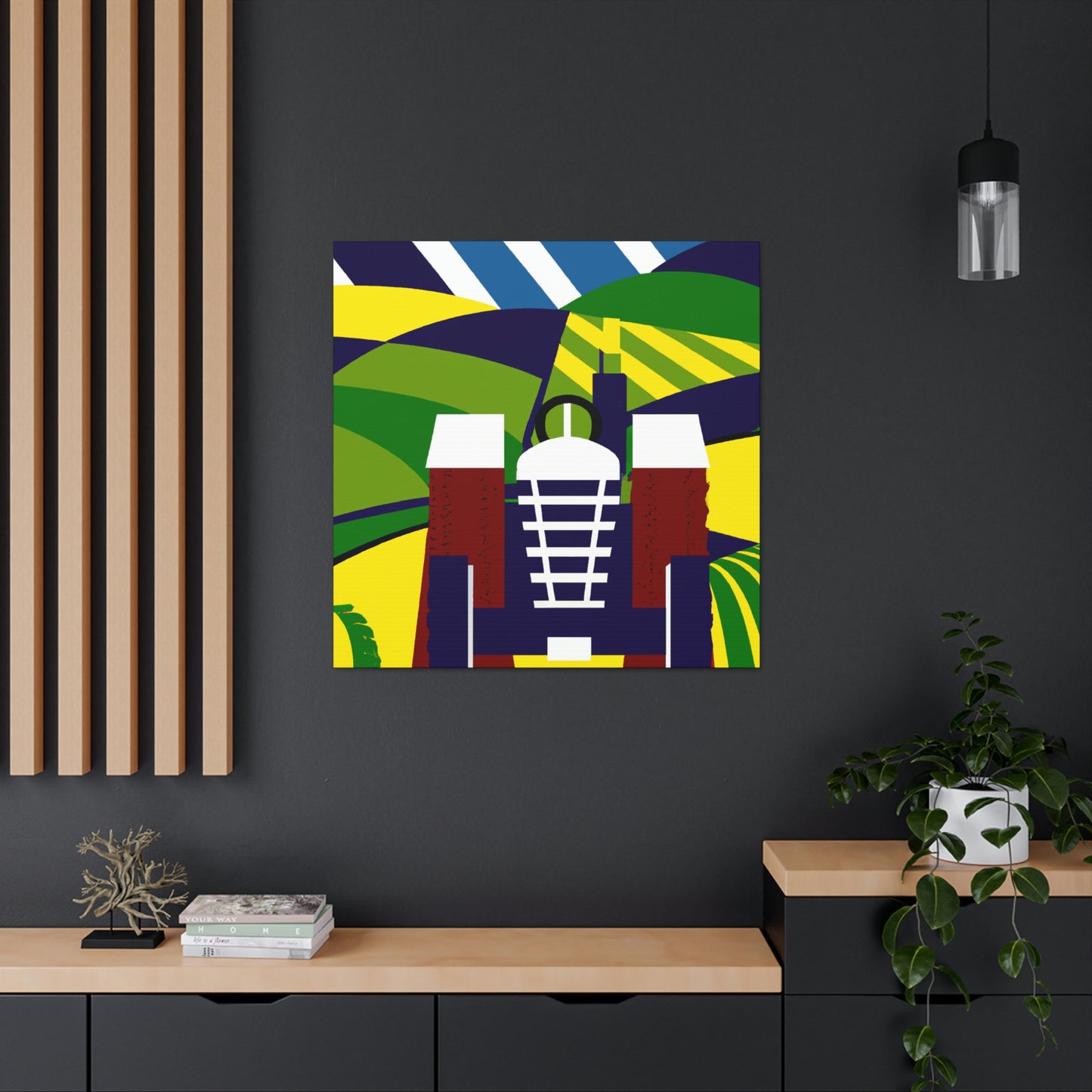 "Tractor of the Jazz Age" - Canvas