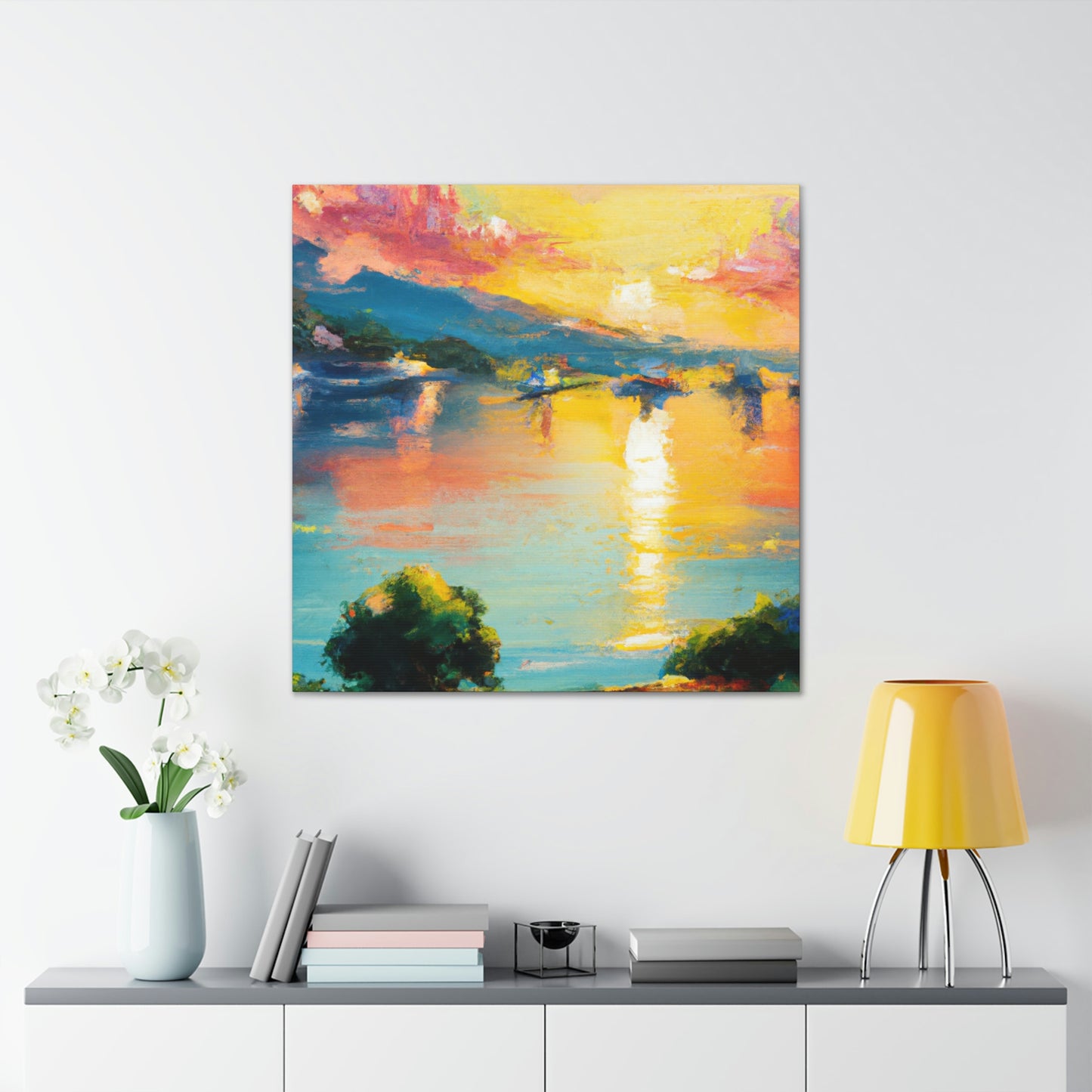 Radiant Reflections of Joy - Canvas