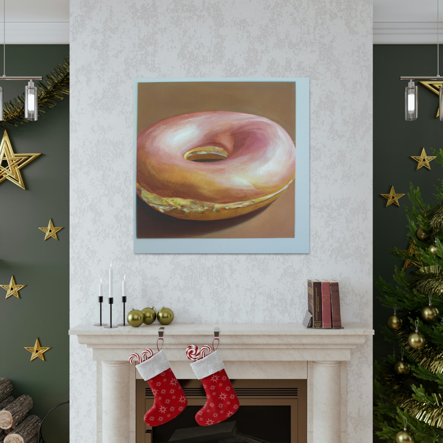 "Chocolate Frosted Doughnut" - Canvas