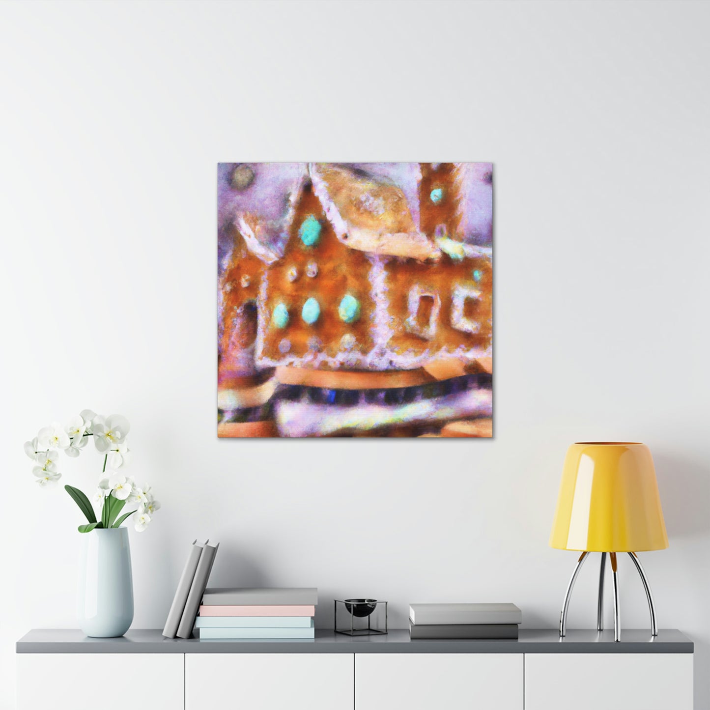 Gingerbread House Dream - Canvas