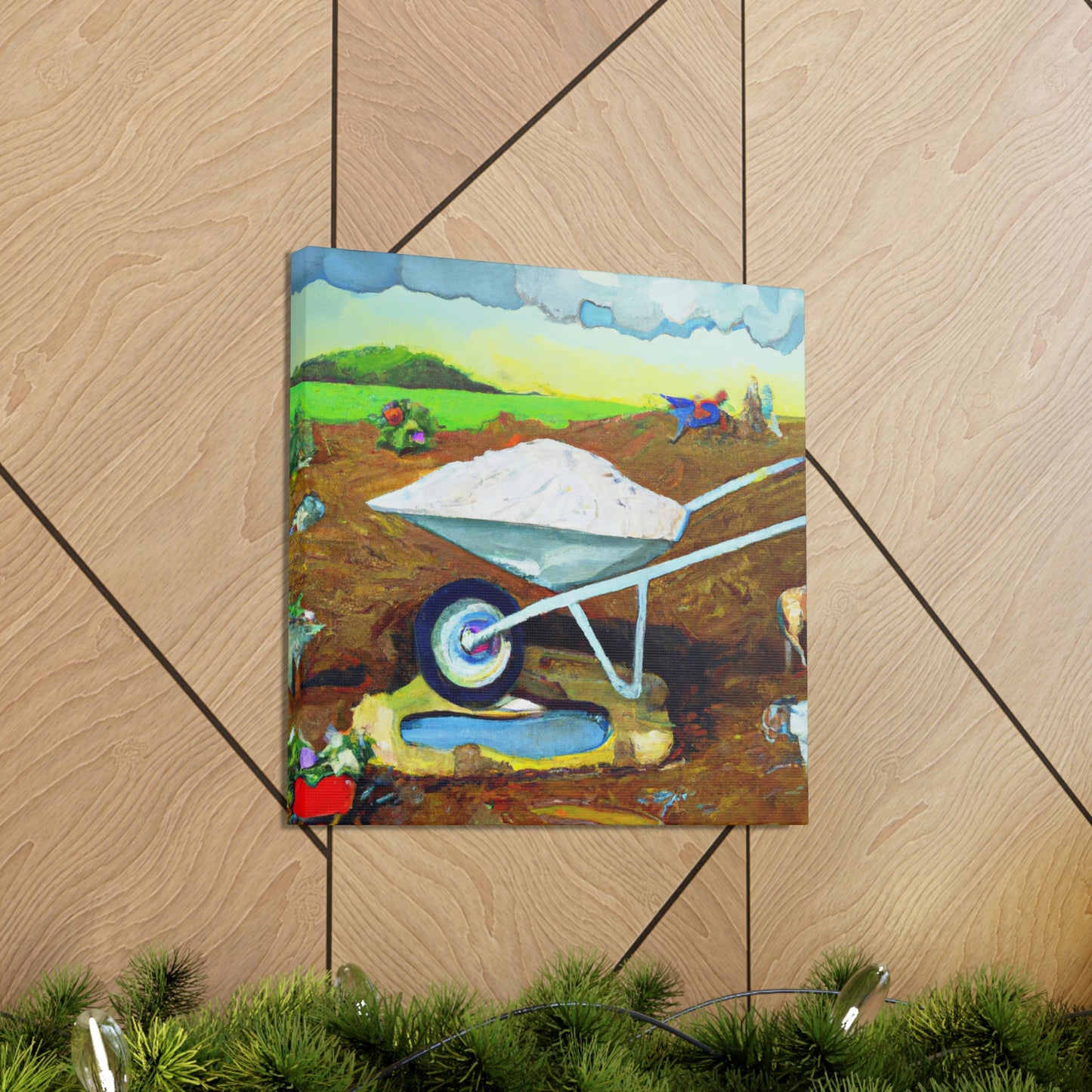 Wheelbarrow in Wonderland - Canvas