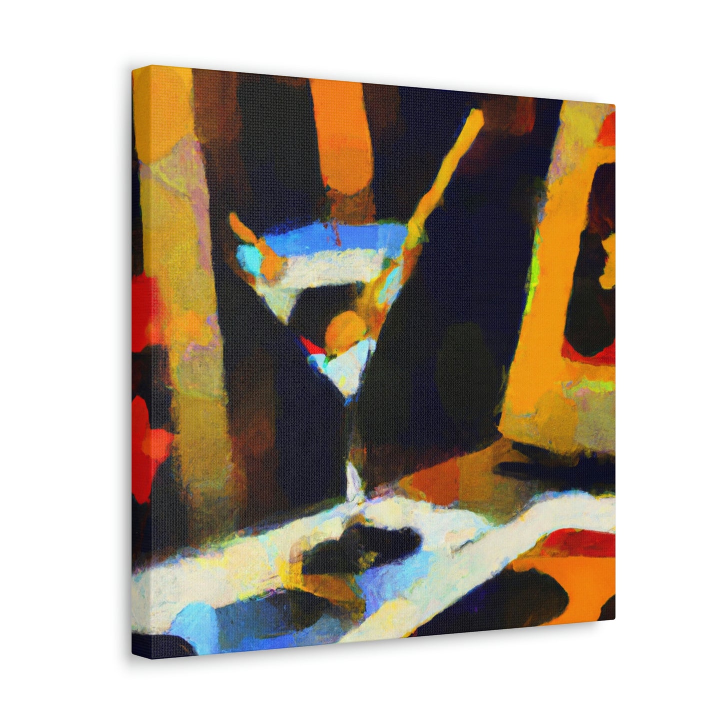 Martini Moment Illuminated - Canvas