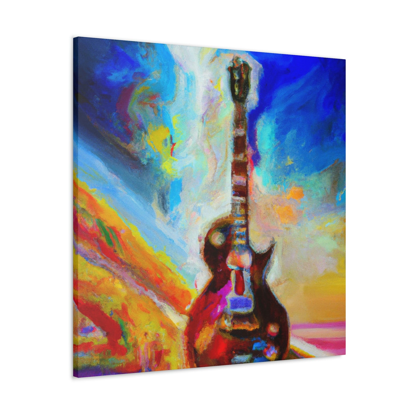 Gibson in Abstract Forms - Canvas