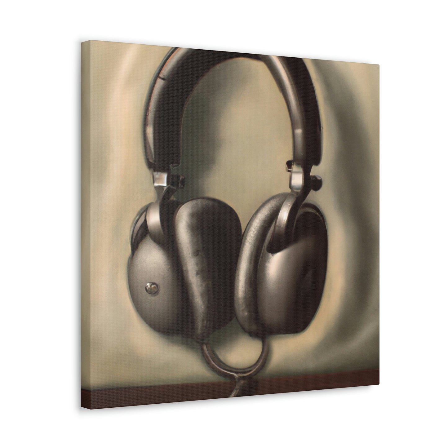 "Headphones on a Cloud" - Canvas