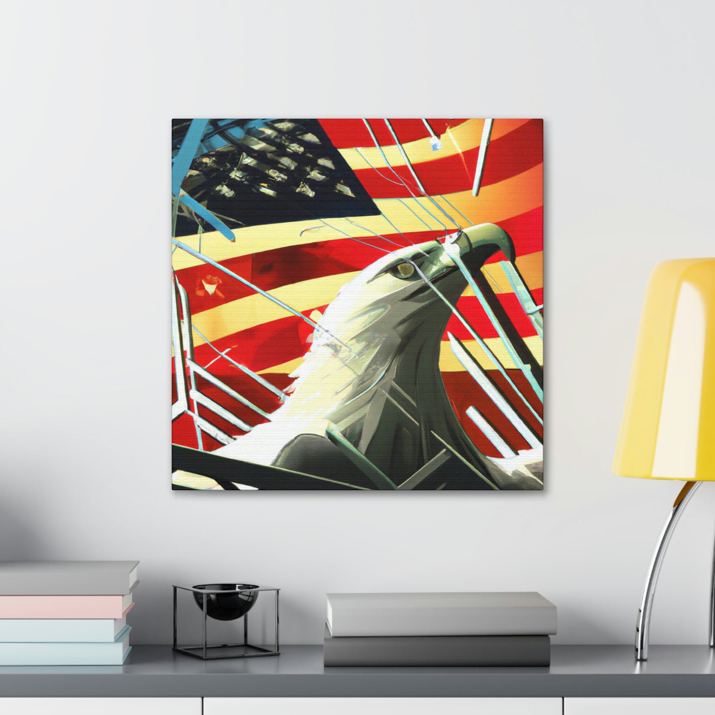 "Majestic American Bald Eagle" - Canvas