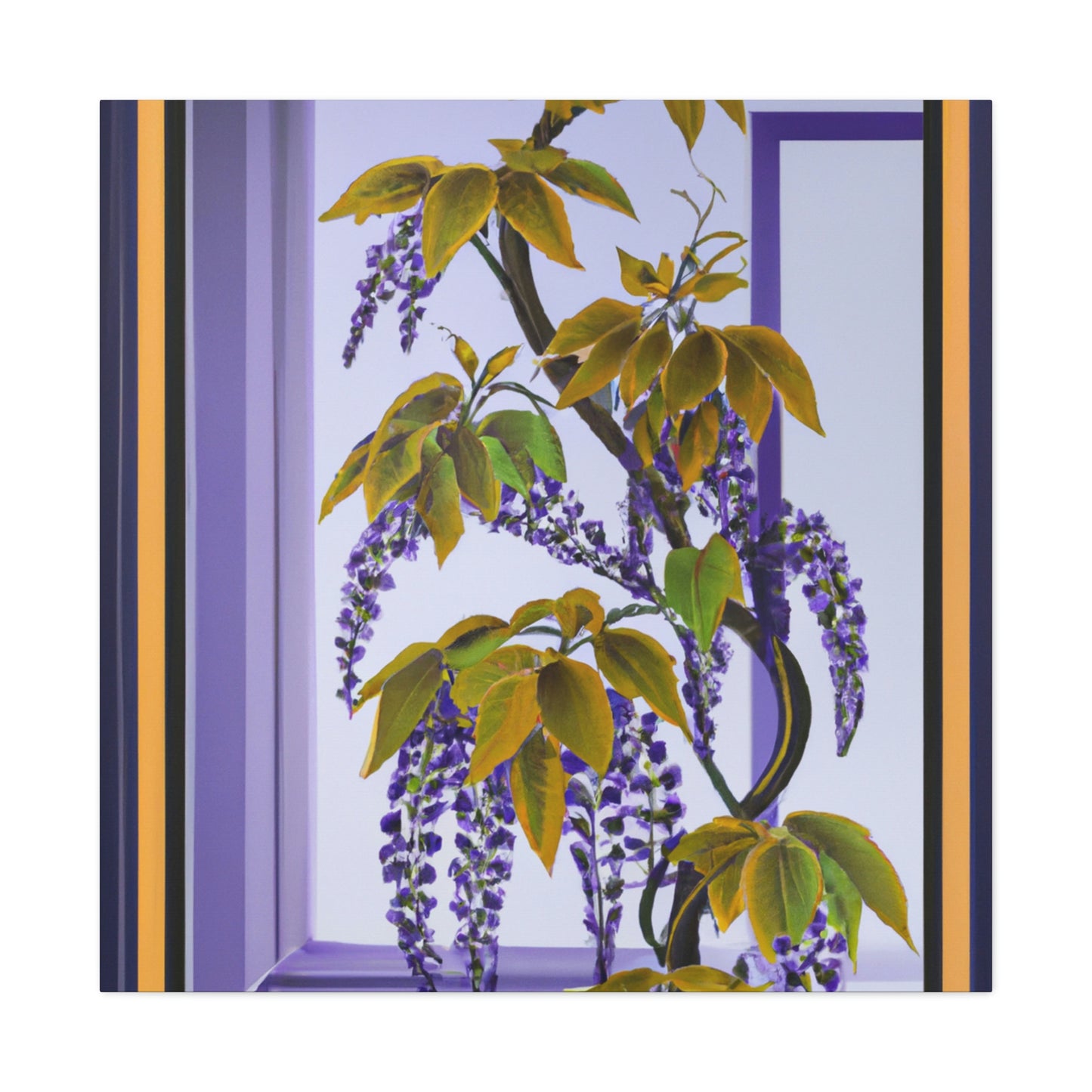 "Wisteria Illusion Splendor" - Canvas