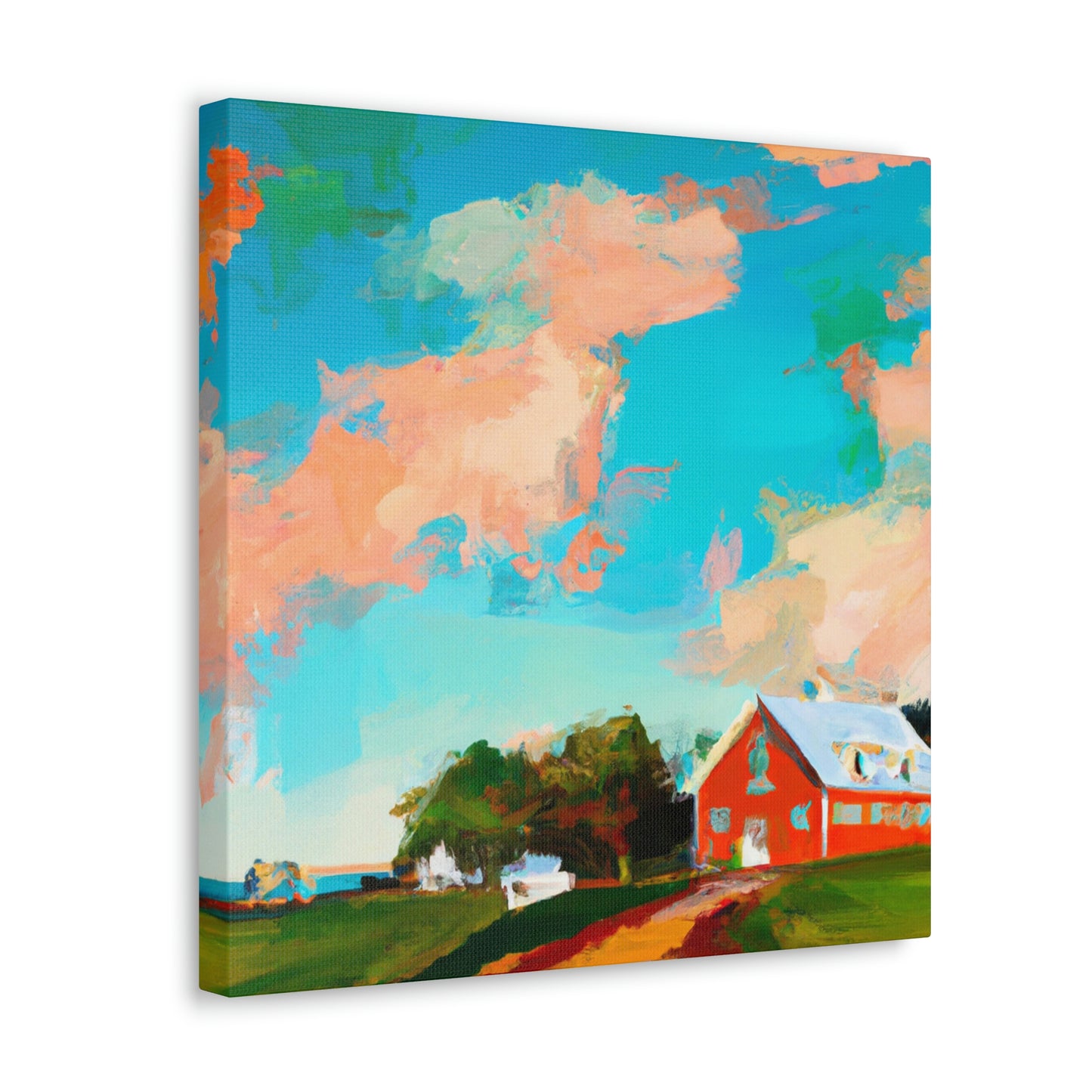 "Homestead at Sunrise" - Canvas