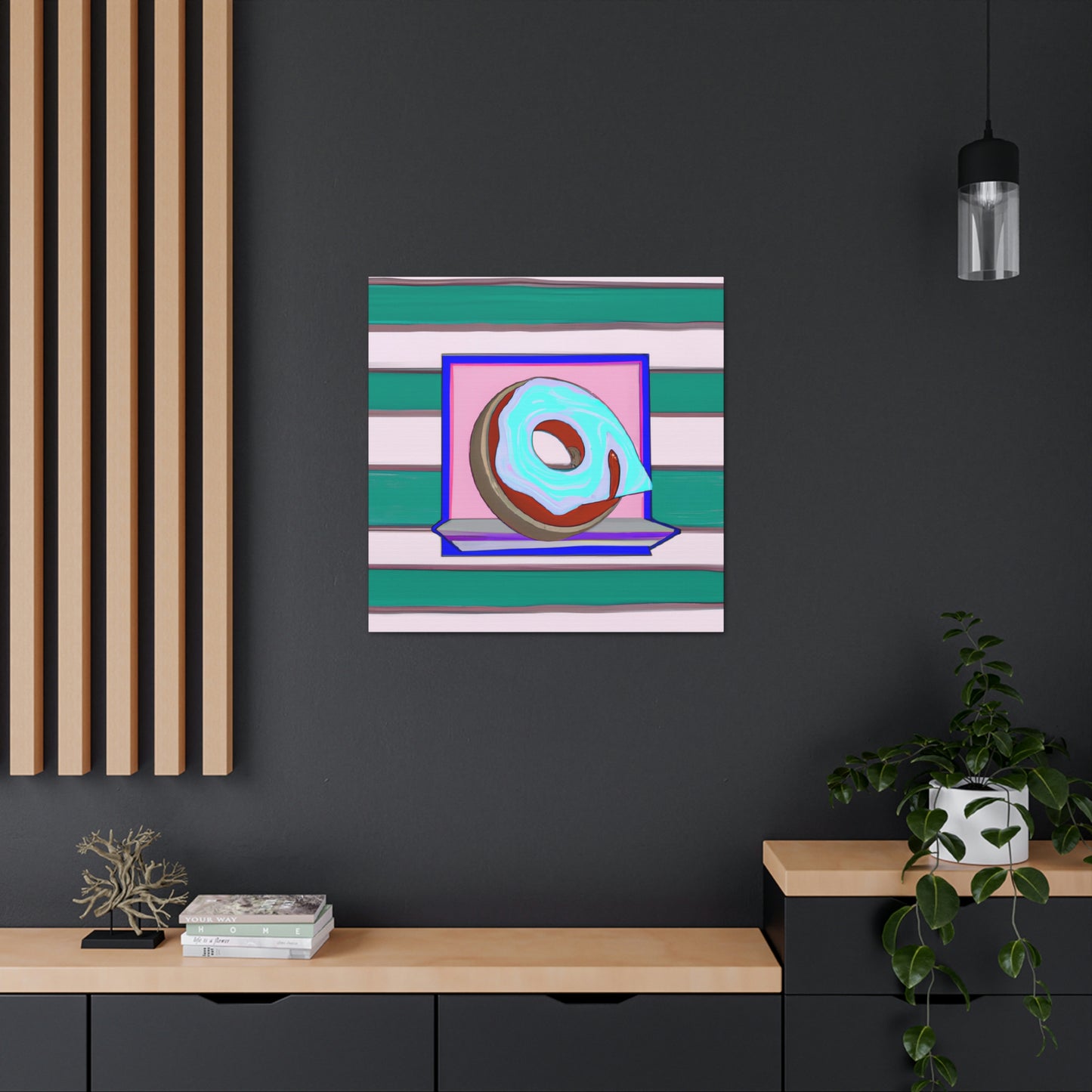 "Doughnuts in Deco-vation" - Canvas