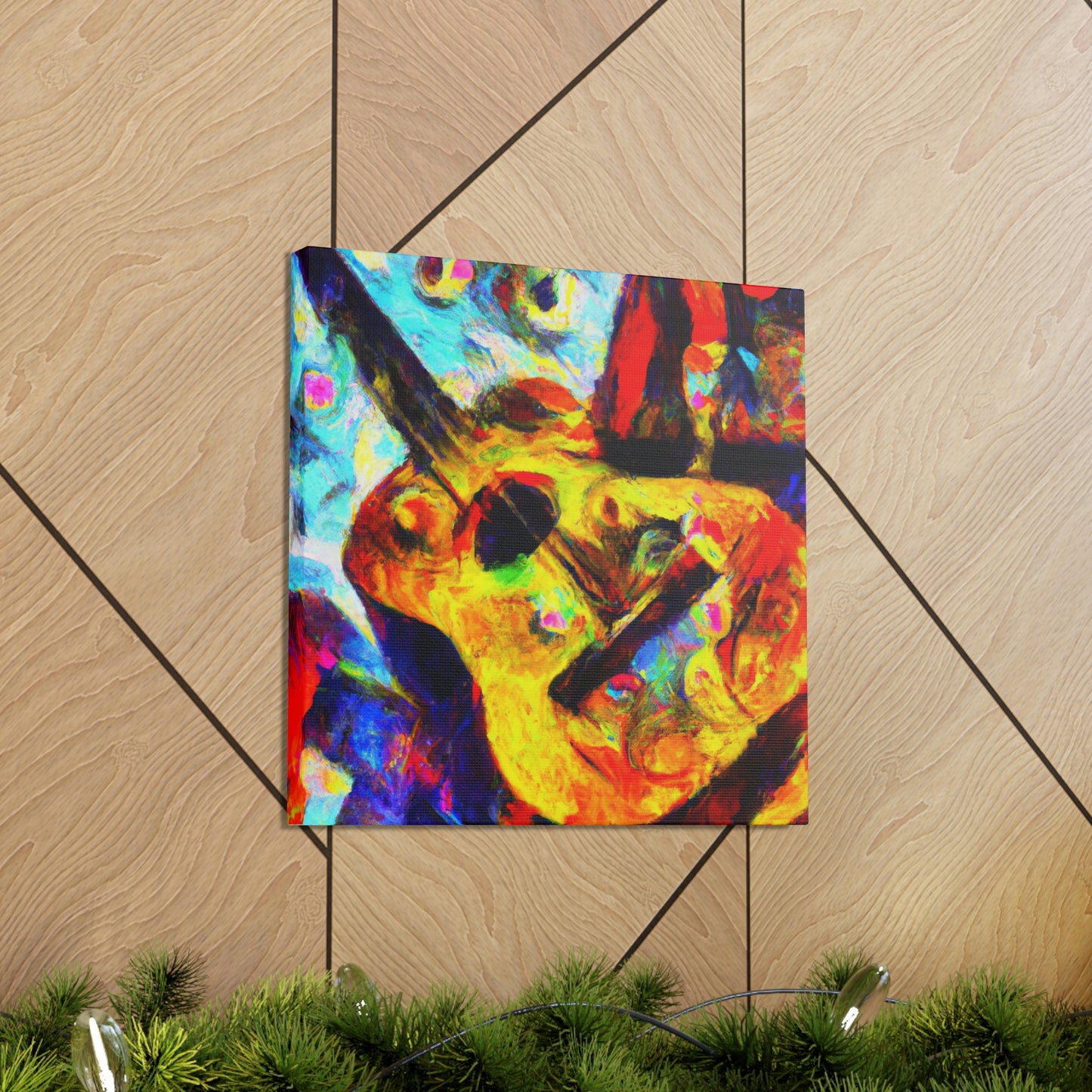 "Guitar Strummed Harmony" - Canvas