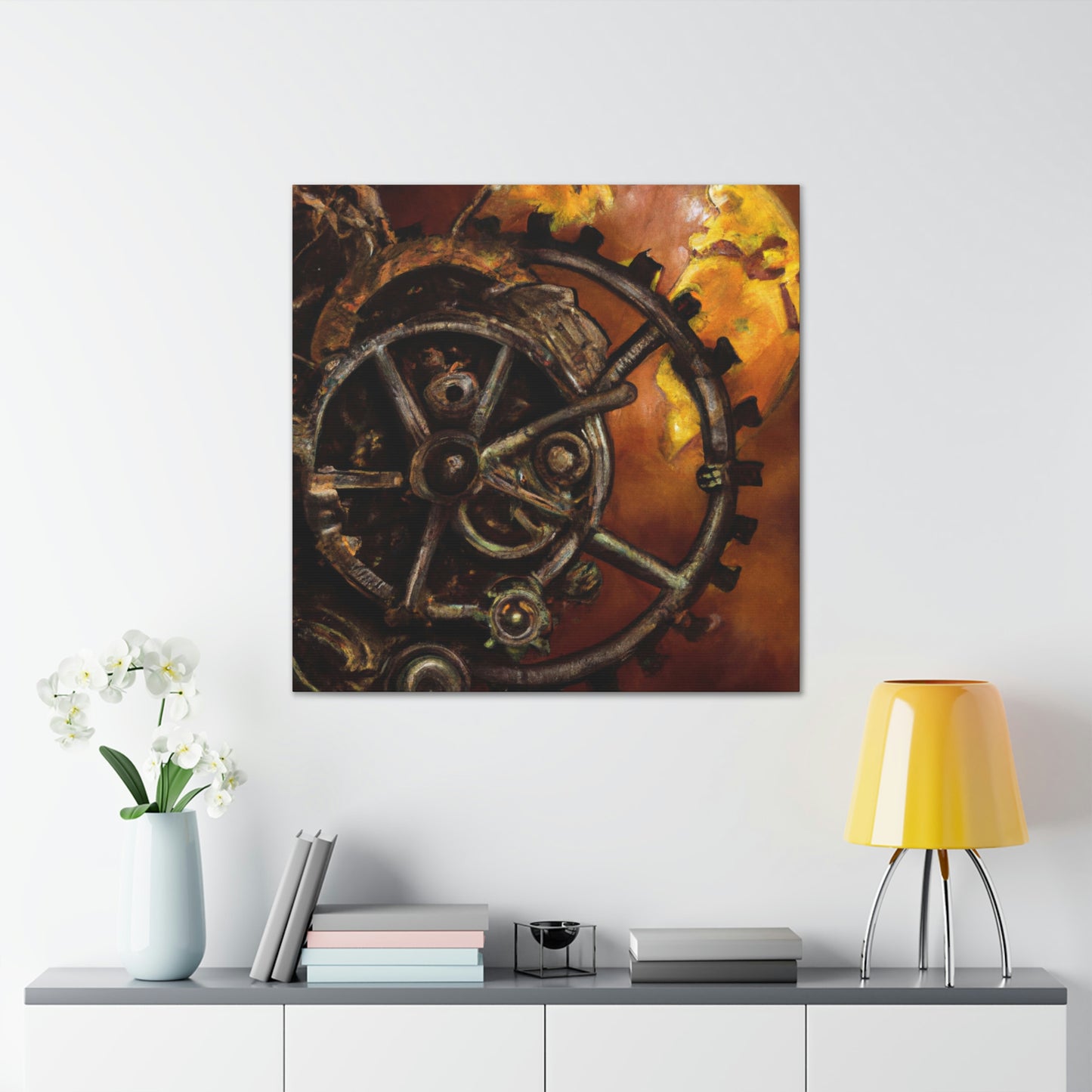 "Earth's Steampunk Legacy" - Canvas