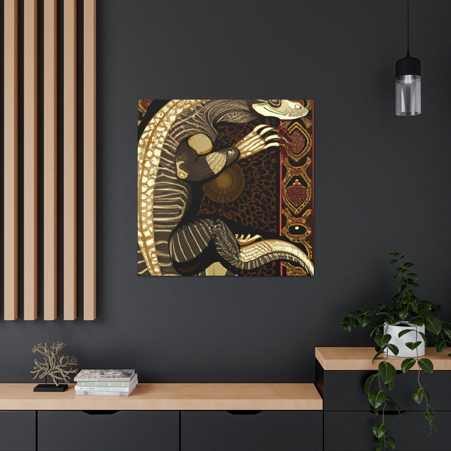 Komodo Dragon Splendor - Canvas