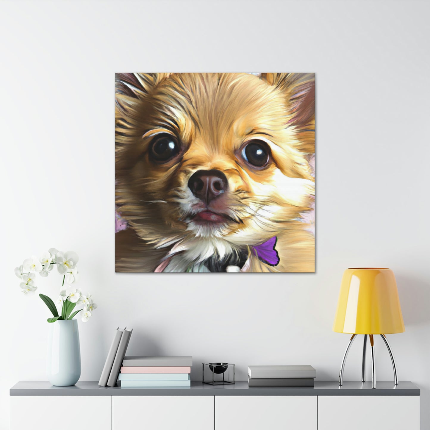 "Chihuahua in Deco". - Canvas