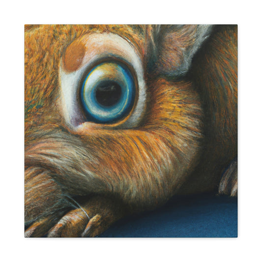 Rabbit in Realism. - Canvas