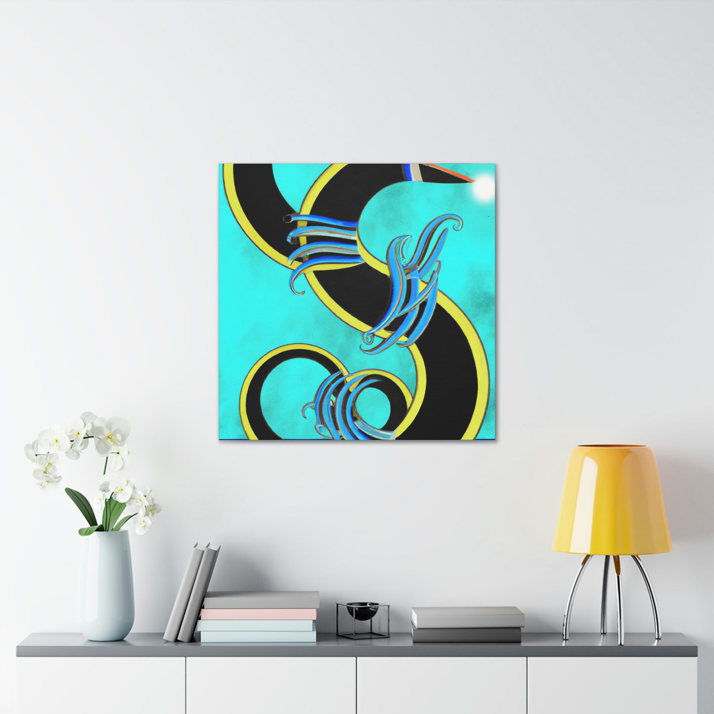 "Eel in Art Deco" - Canvas