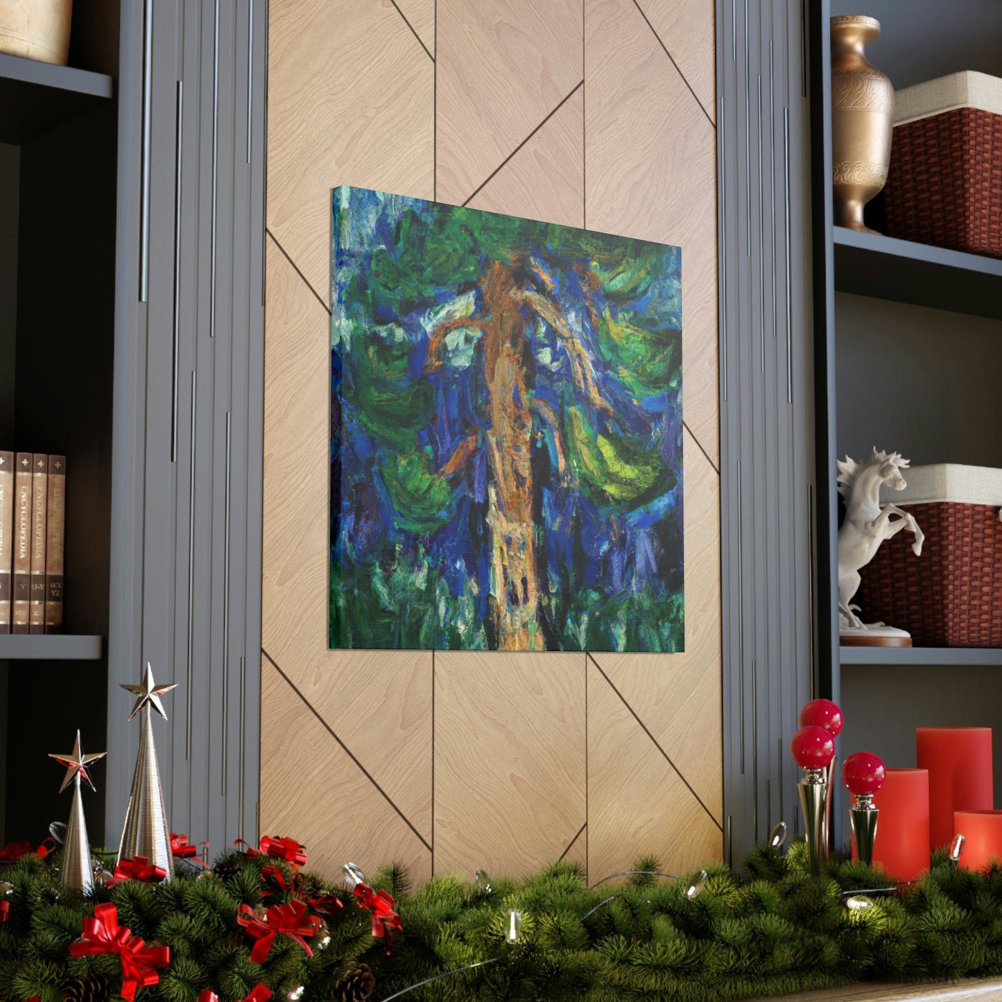 "Pine Tree Lyrical Magic" - Canvas