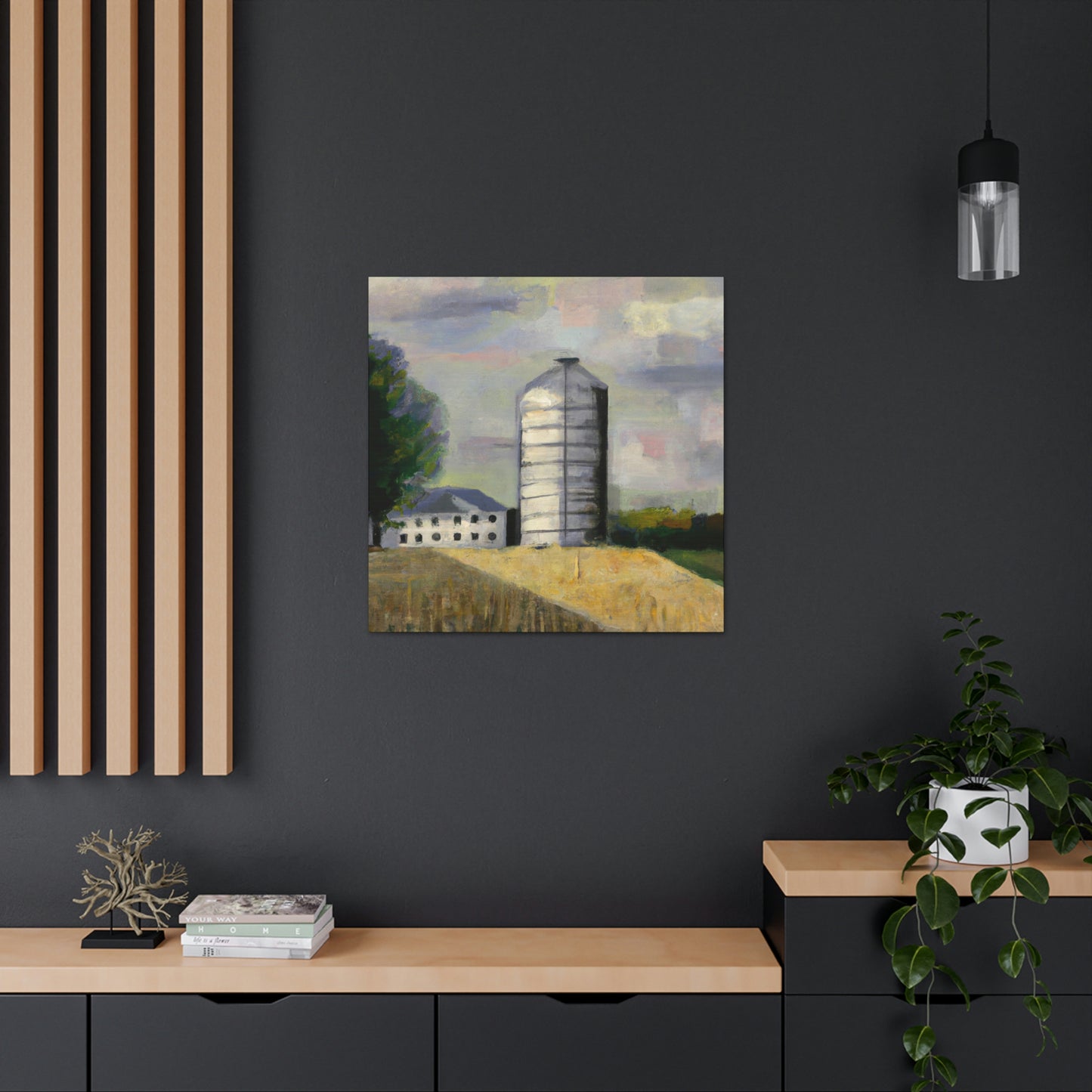 Silo in Expressionism - Canvas