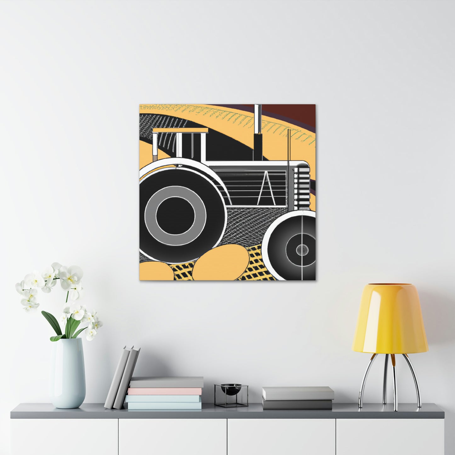 Tractor in the Jazz Age - Canvas