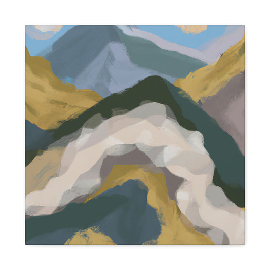 Mountain Majesty Abstract - Canvas