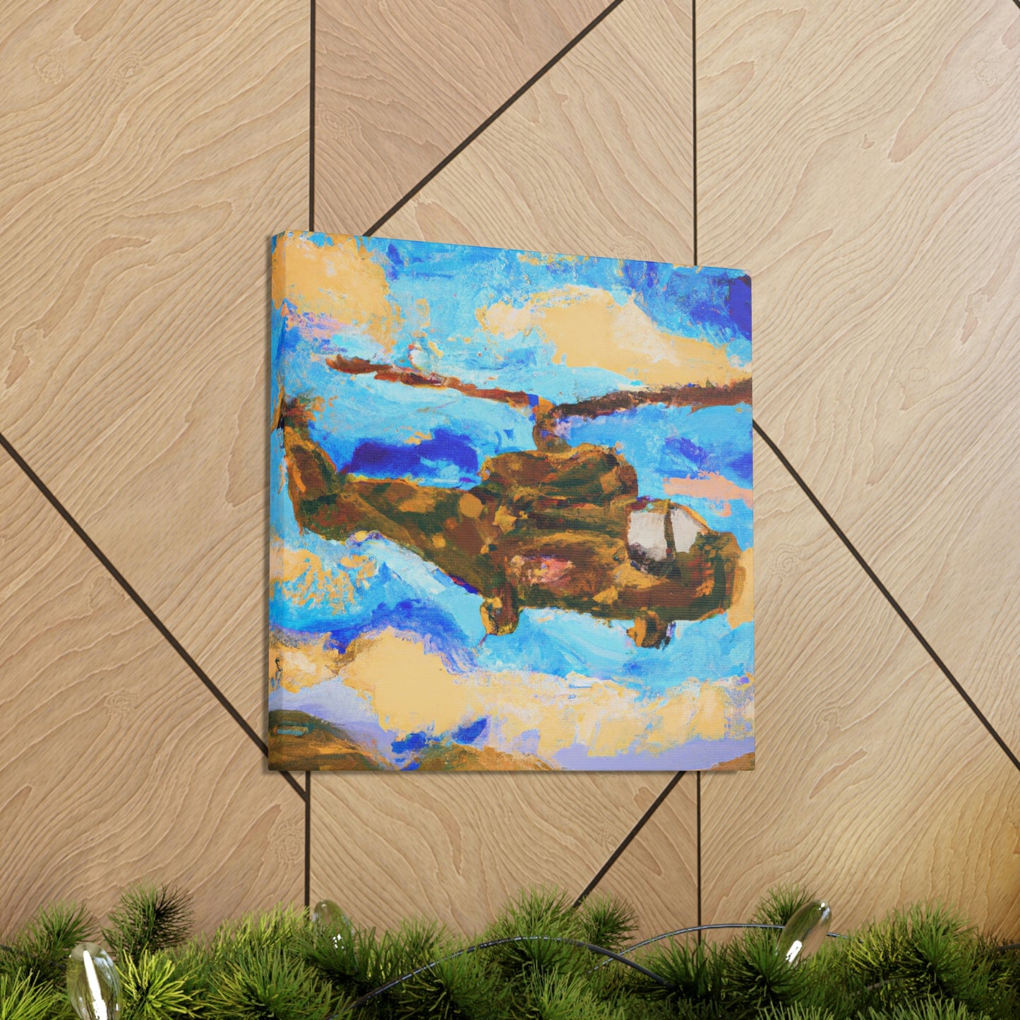 Helicopter Surreal Vision - Canvas