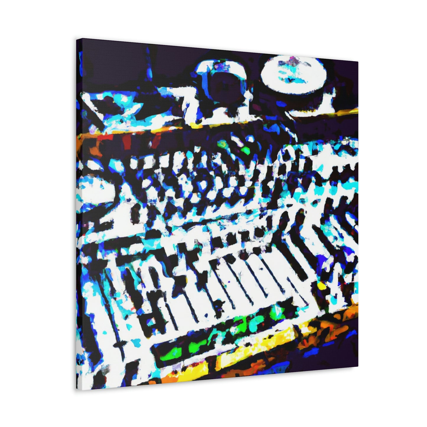 "Mixing Board Melodies" - Canvas