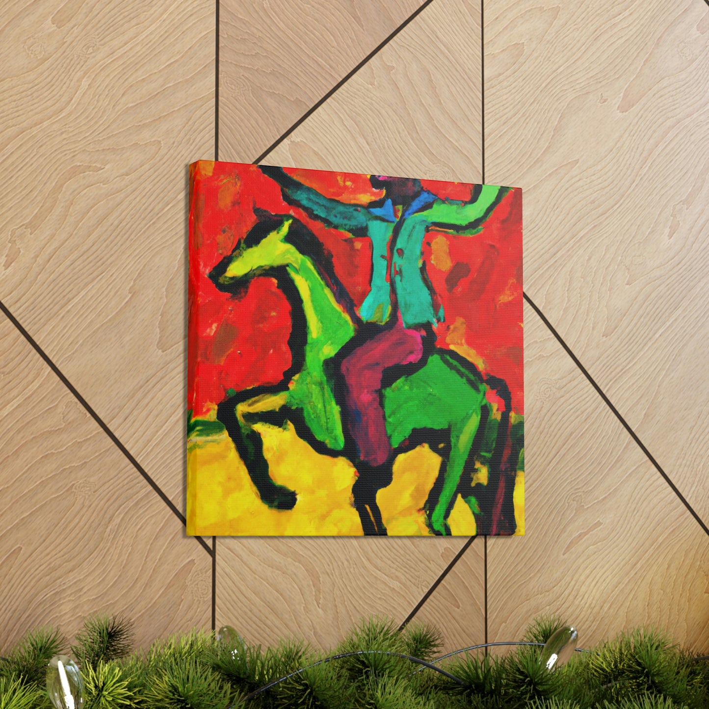 Cavalryman: Bold Fountain - Canvas