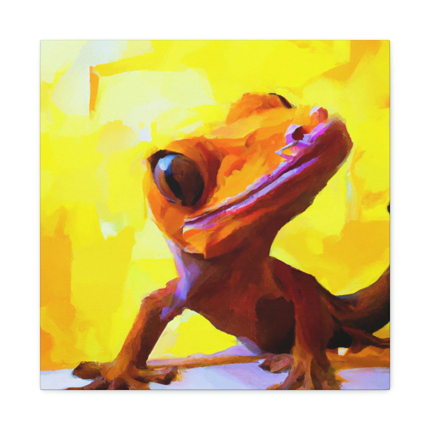 Gecko's Surreal Dream - Canvas