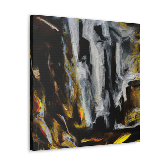 "Canyon in Expressionism" - Canvas