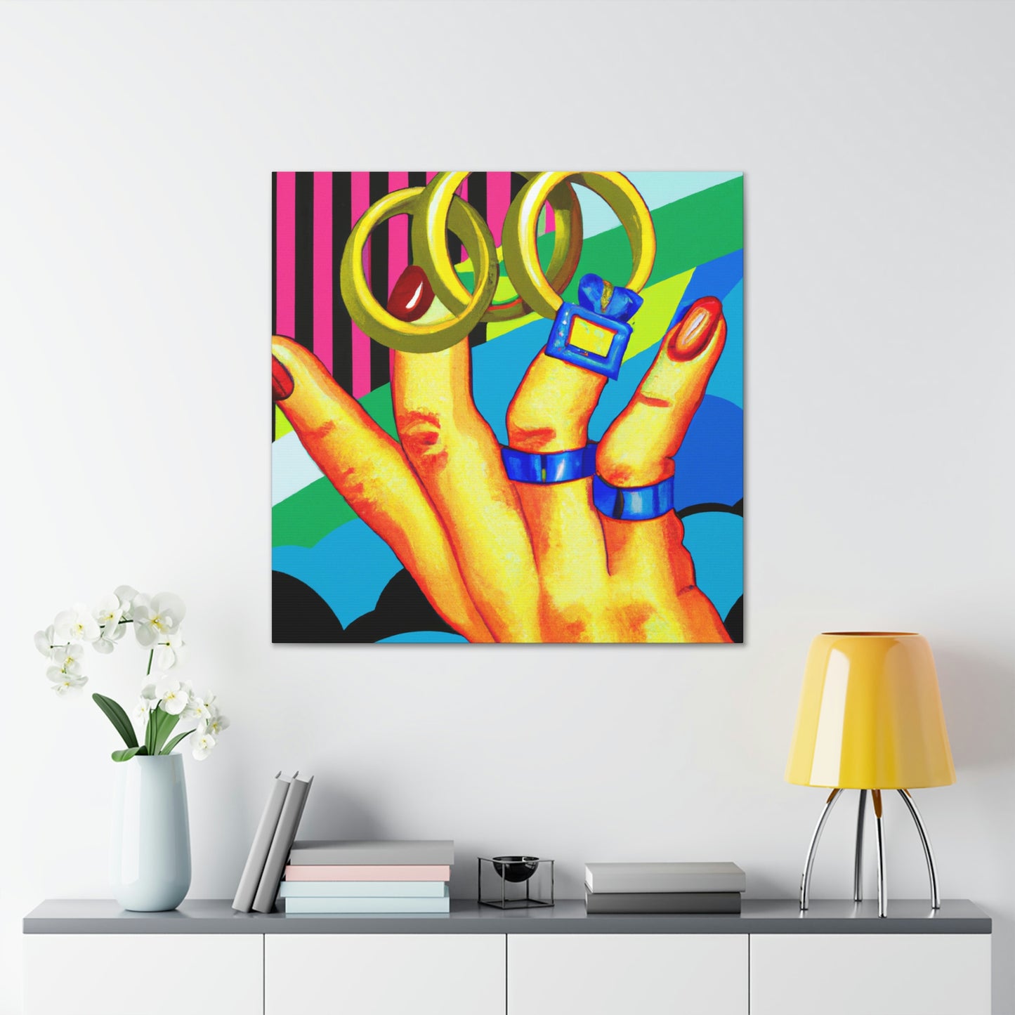 "Wedding Rings in Dreams" - Canvas