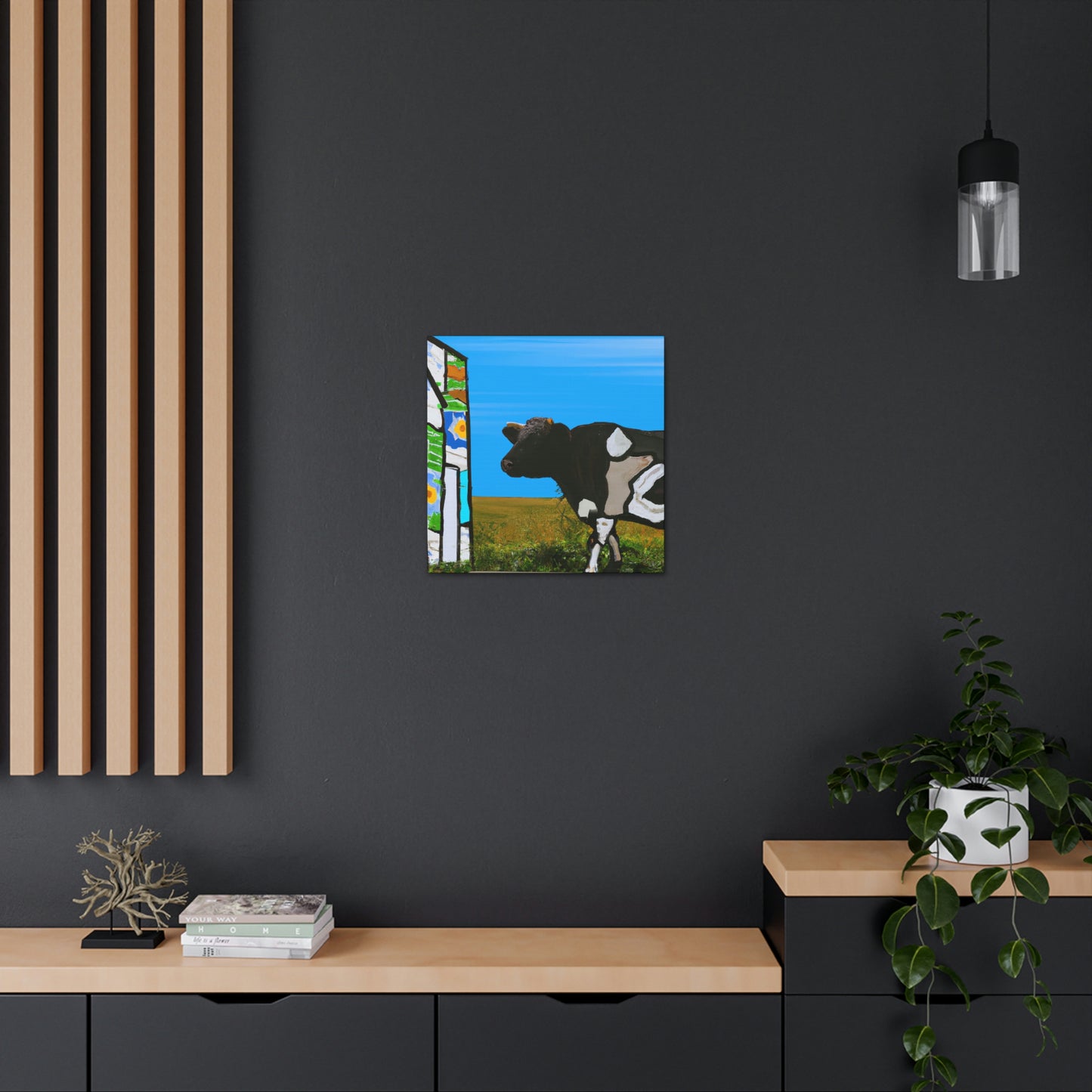 Calf in Pasturesm - Canvas