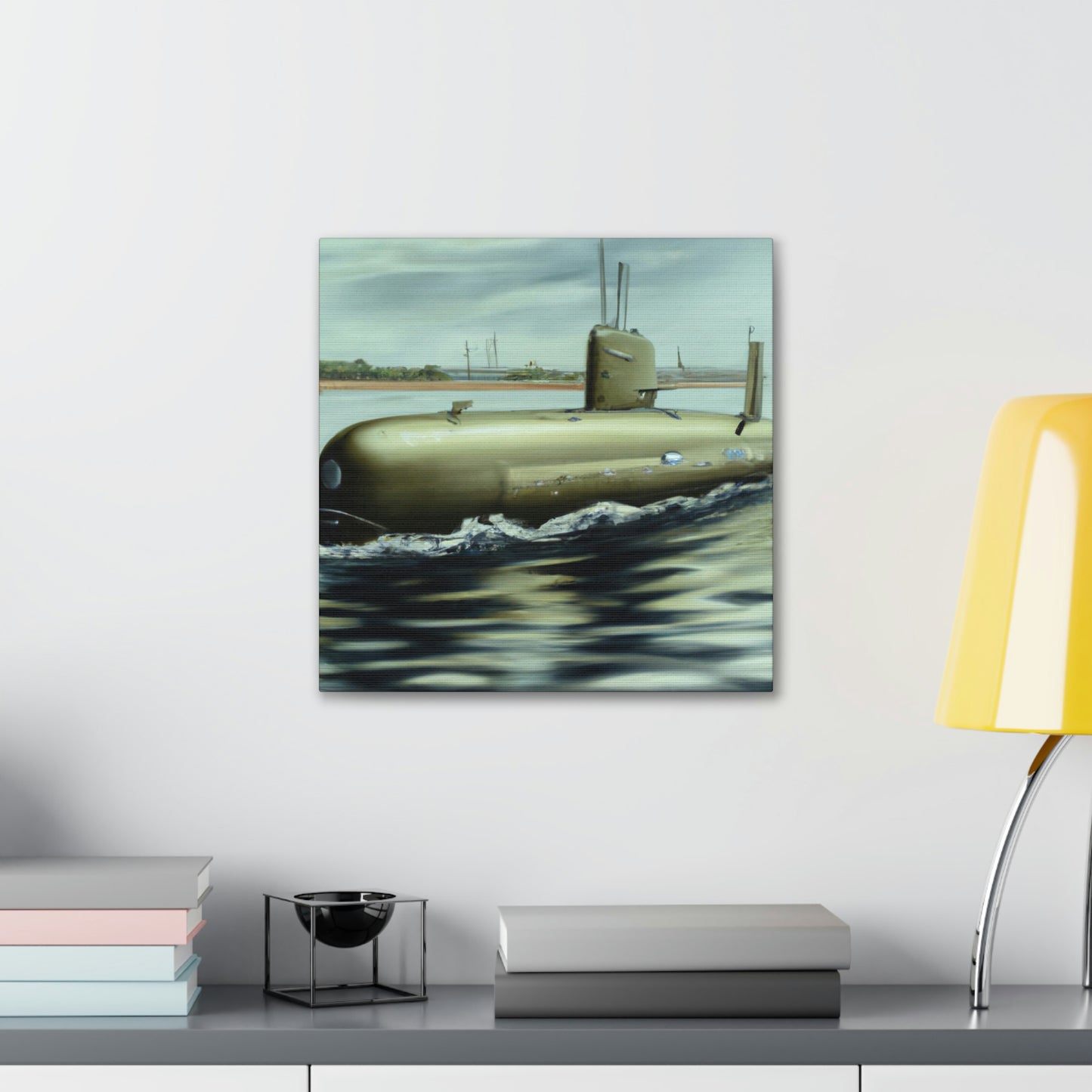 "Depth of Submarine Life" - Canvas