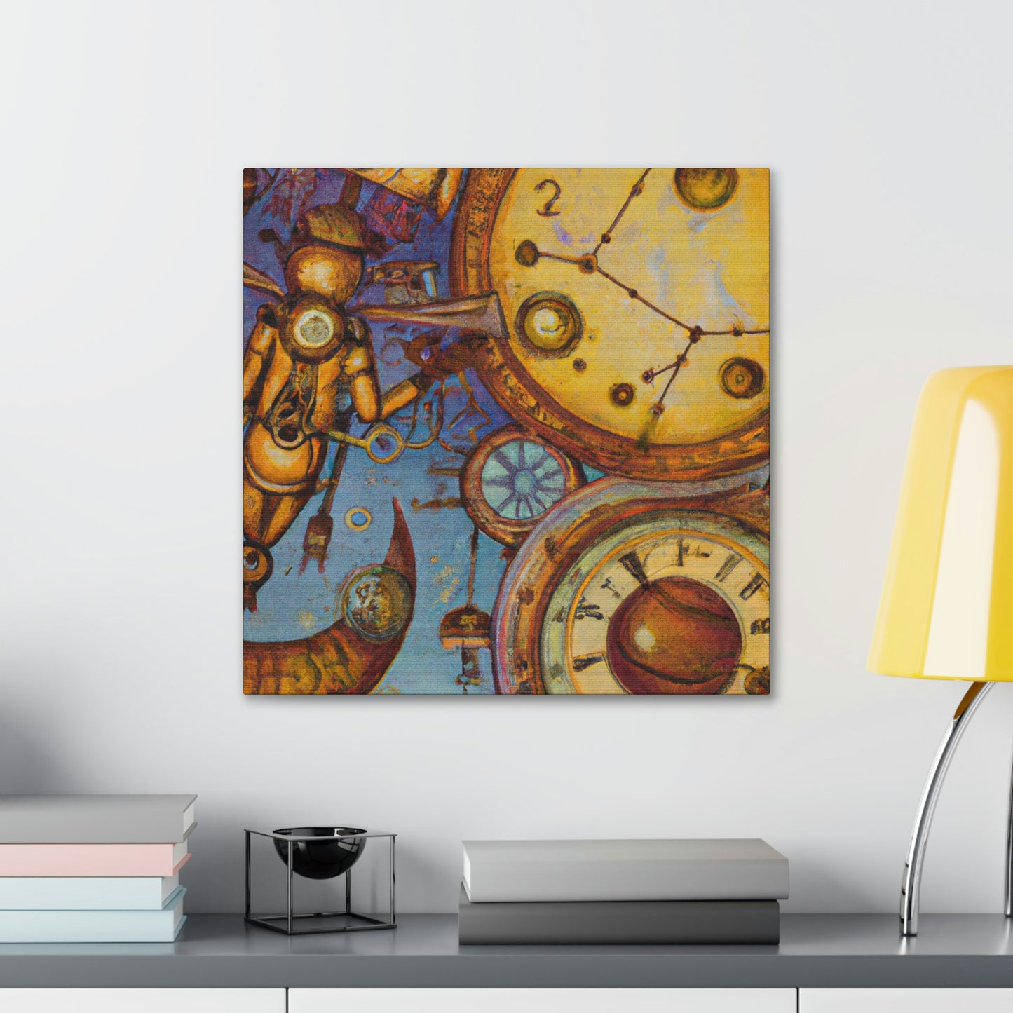 "Eternal Mercurial Clockwork" - Canvas