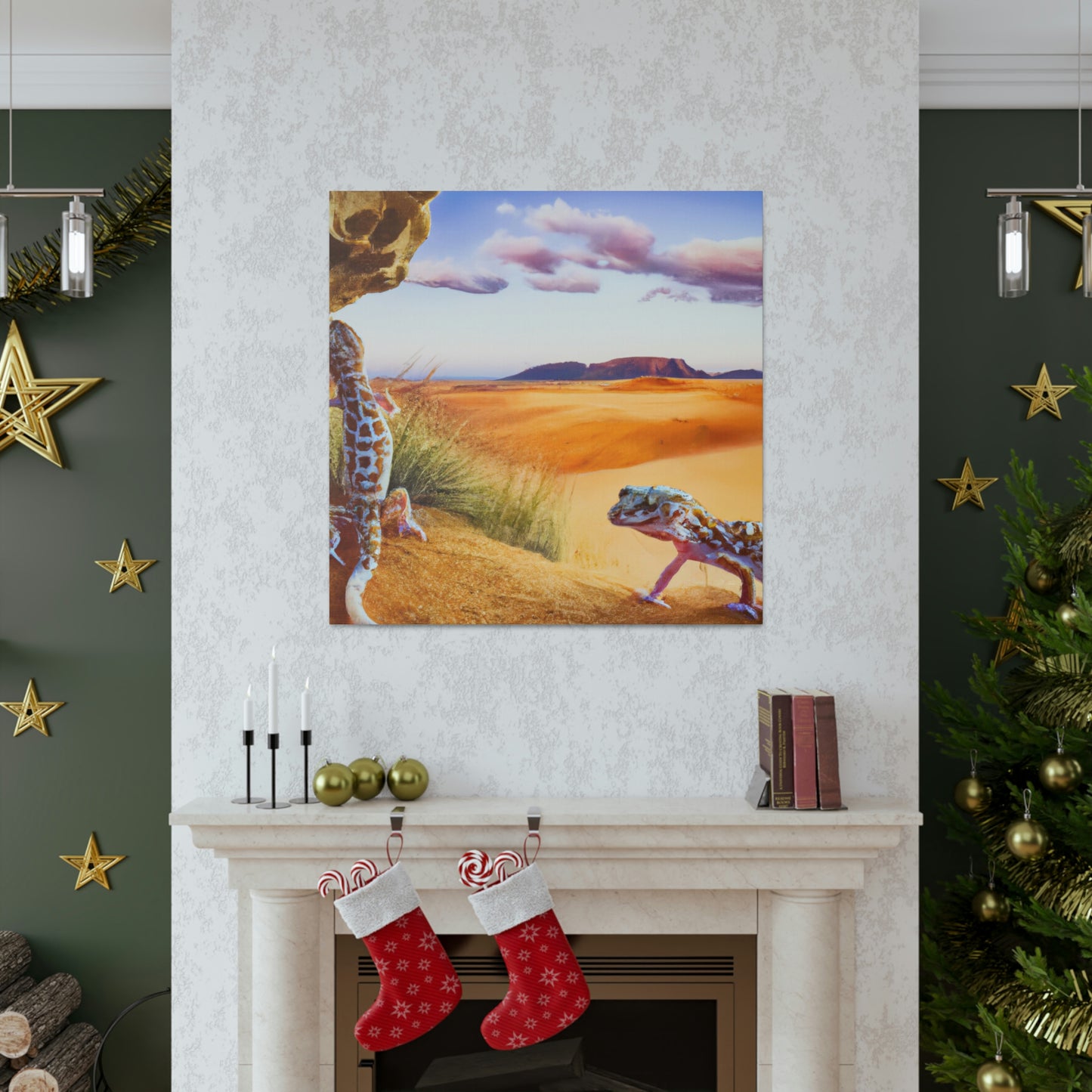 Dreamy Leopard Gecko - Canvas