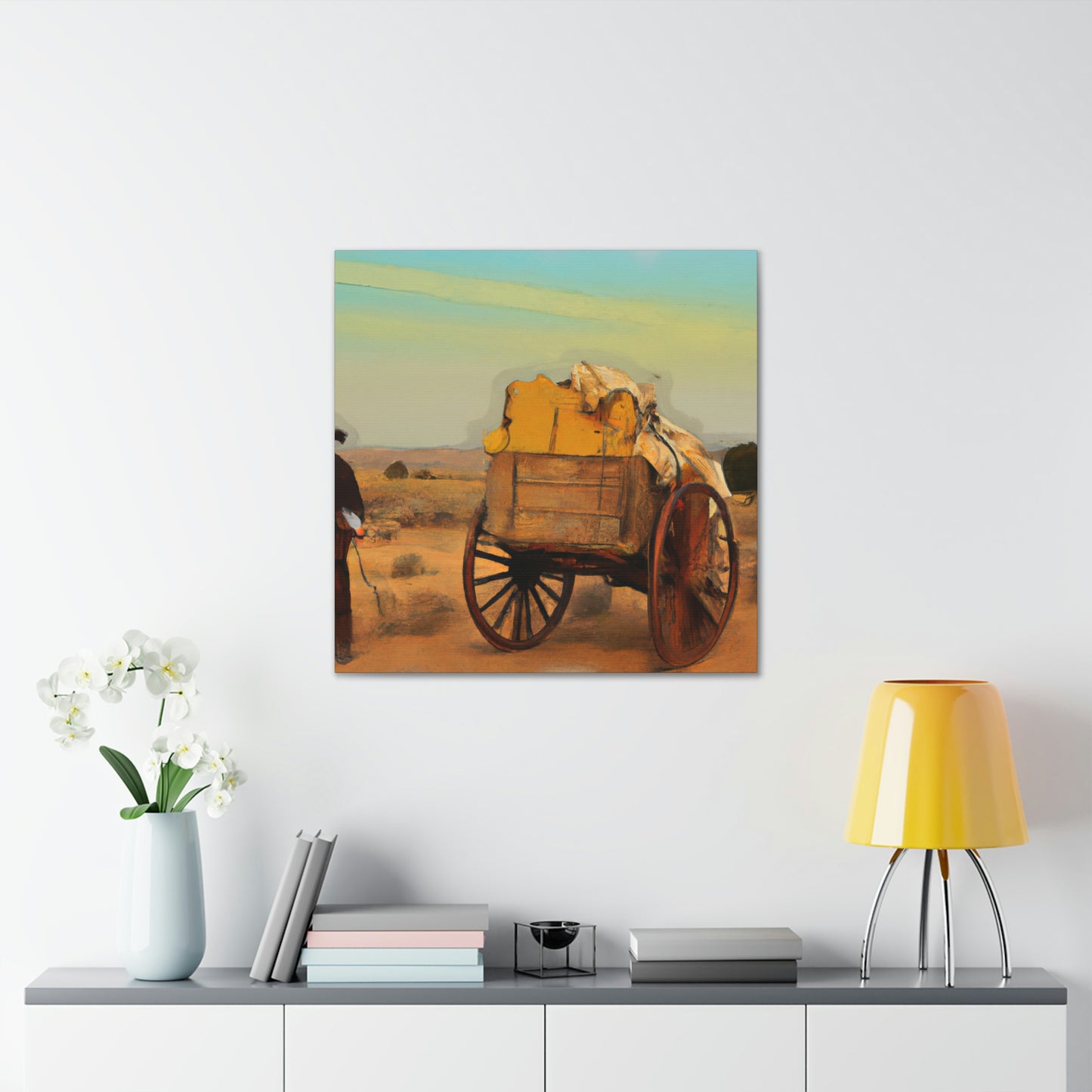 The Chuck Wagon Dance - Canvas