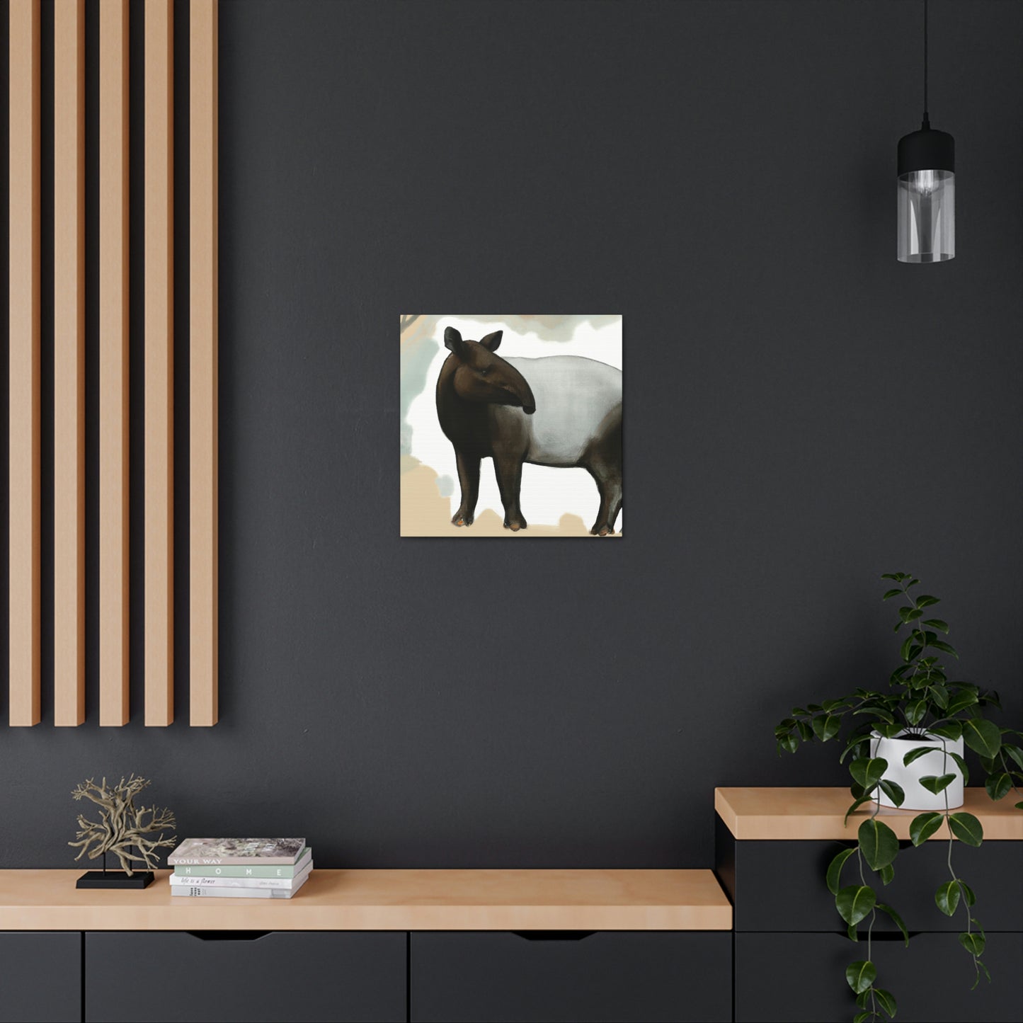 Malayan Tapir Dreaming - Canvas