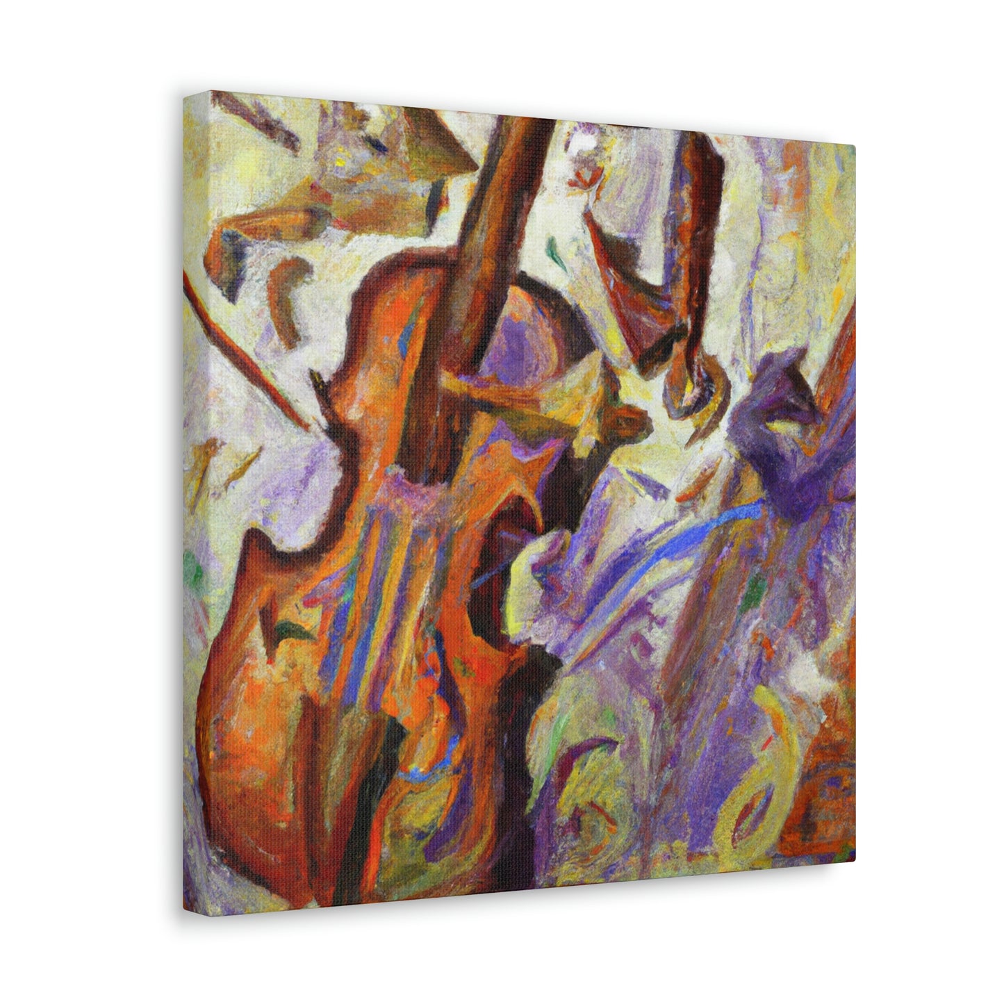 "The Violin's Symphony" - Canvas