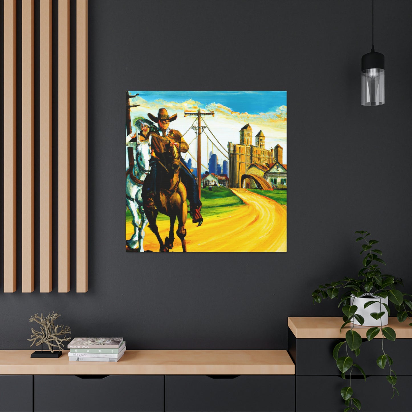 Frontier Town Splendor - Canvas