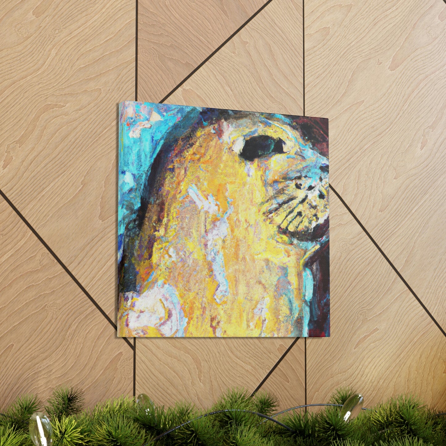 "Seal in Expressionism" - Canvas