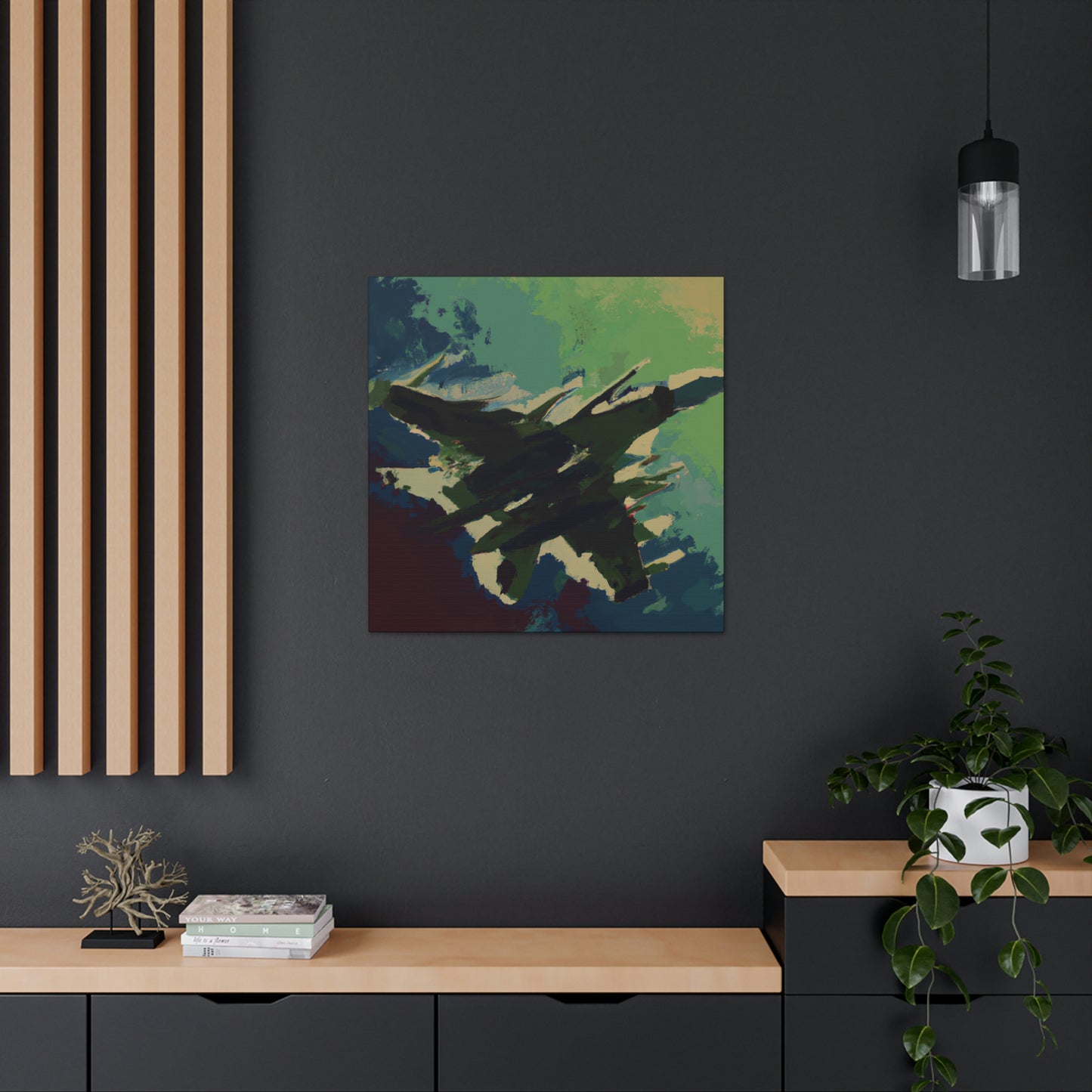 "Wings of Freedom Fighter" - Canvas