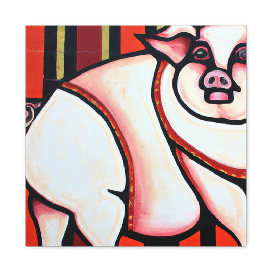 Porky Pig Patterned - Canvas