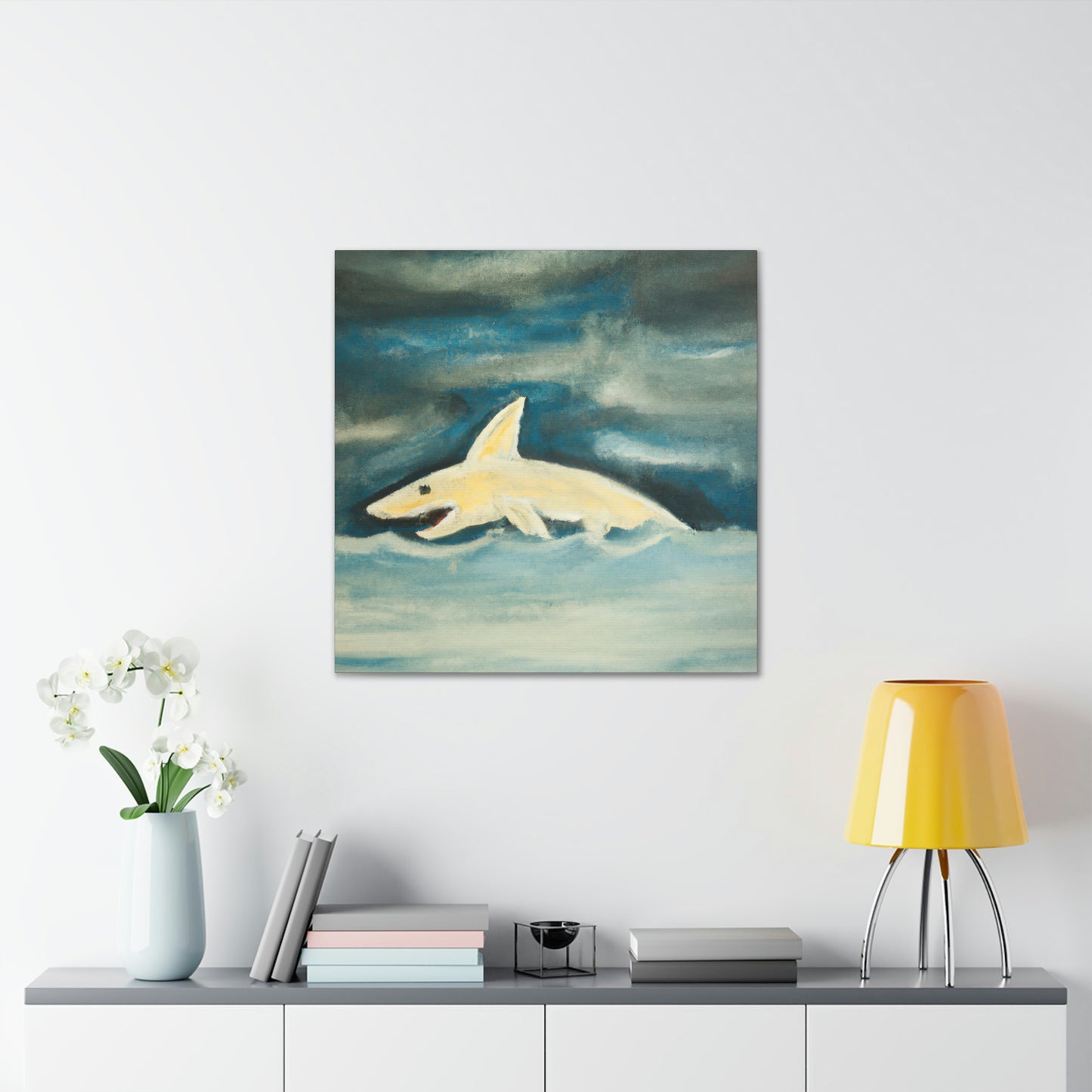 "Shark in the Sky" - Canvas