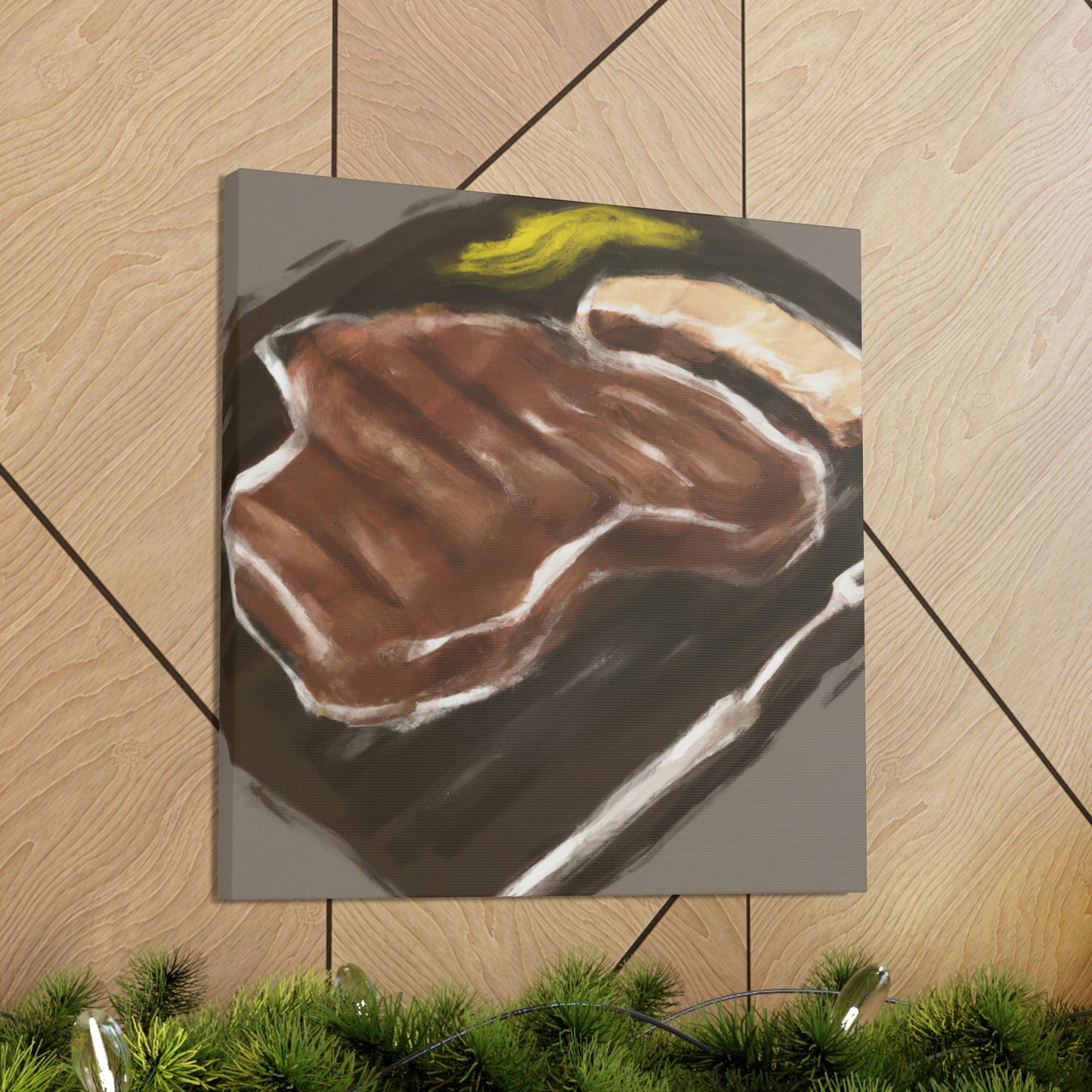 "Steak Barbecue Delights" - Canvas