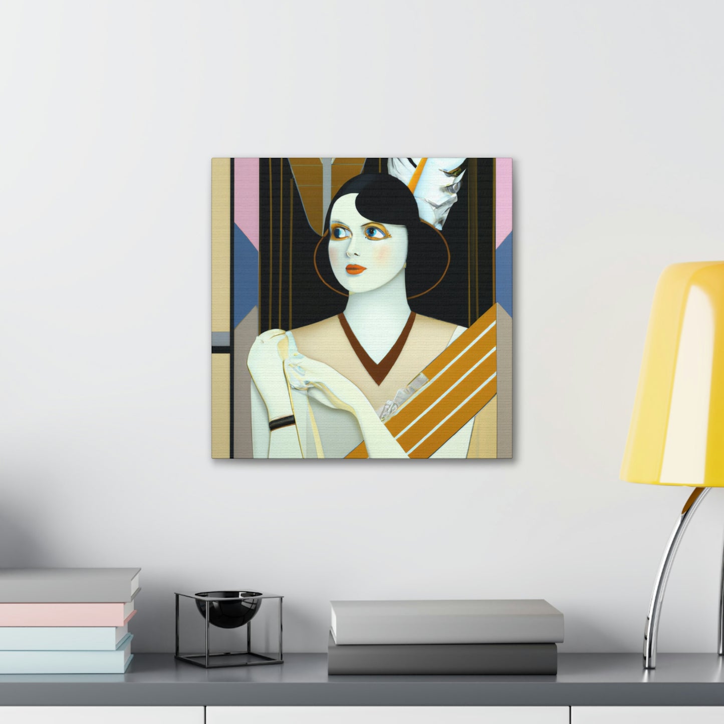 "Colonial Art Deco Dream" - Canvas