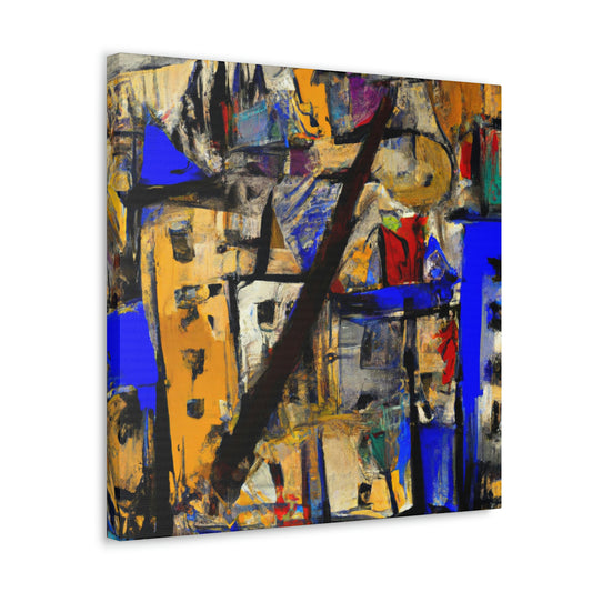 Postmodern Expressionism World - Canvas