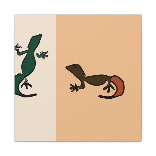 "Reptiles in Simplicity" - Canvas